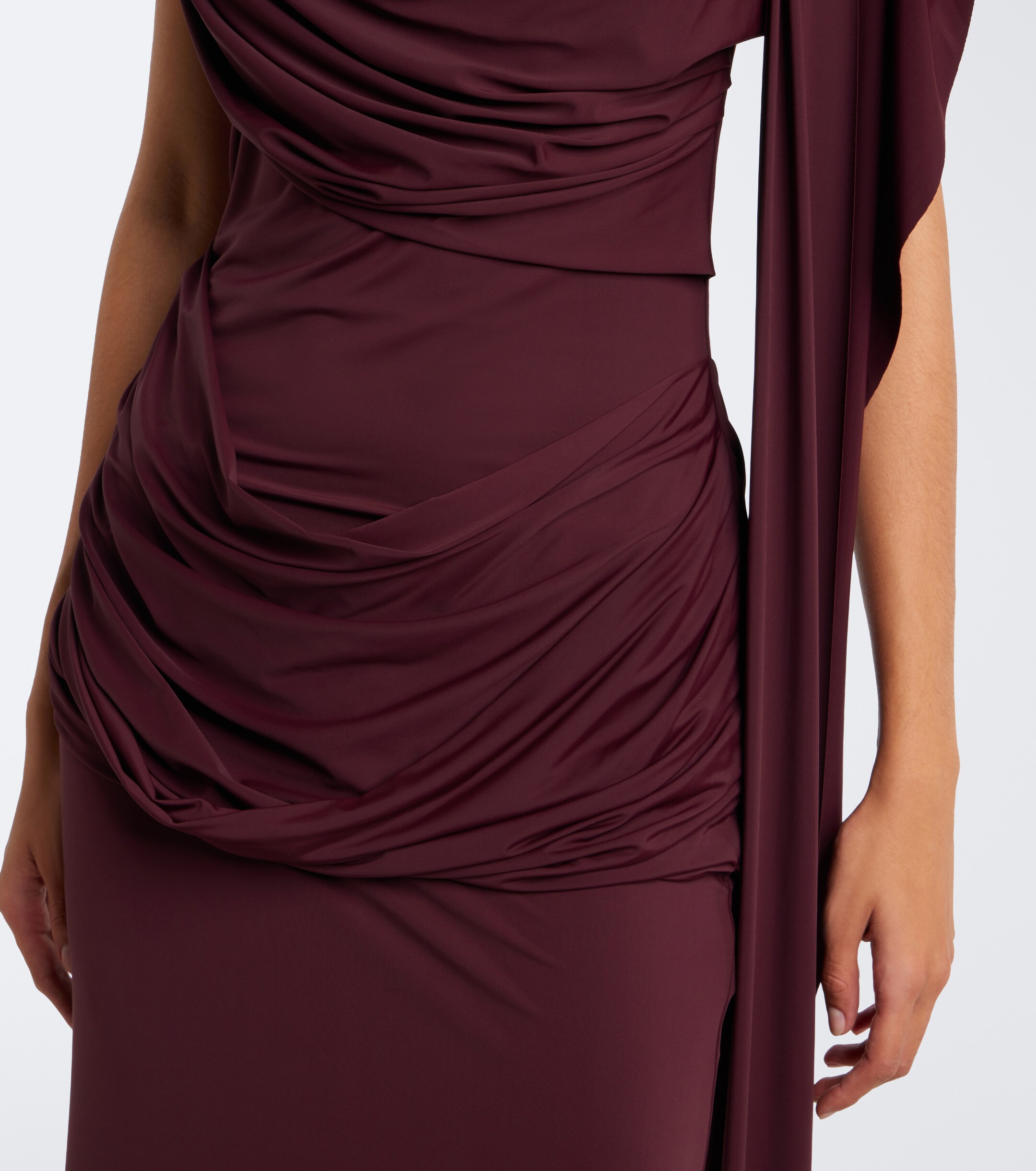 DE LA VALI De La Vali Draped jersey gown