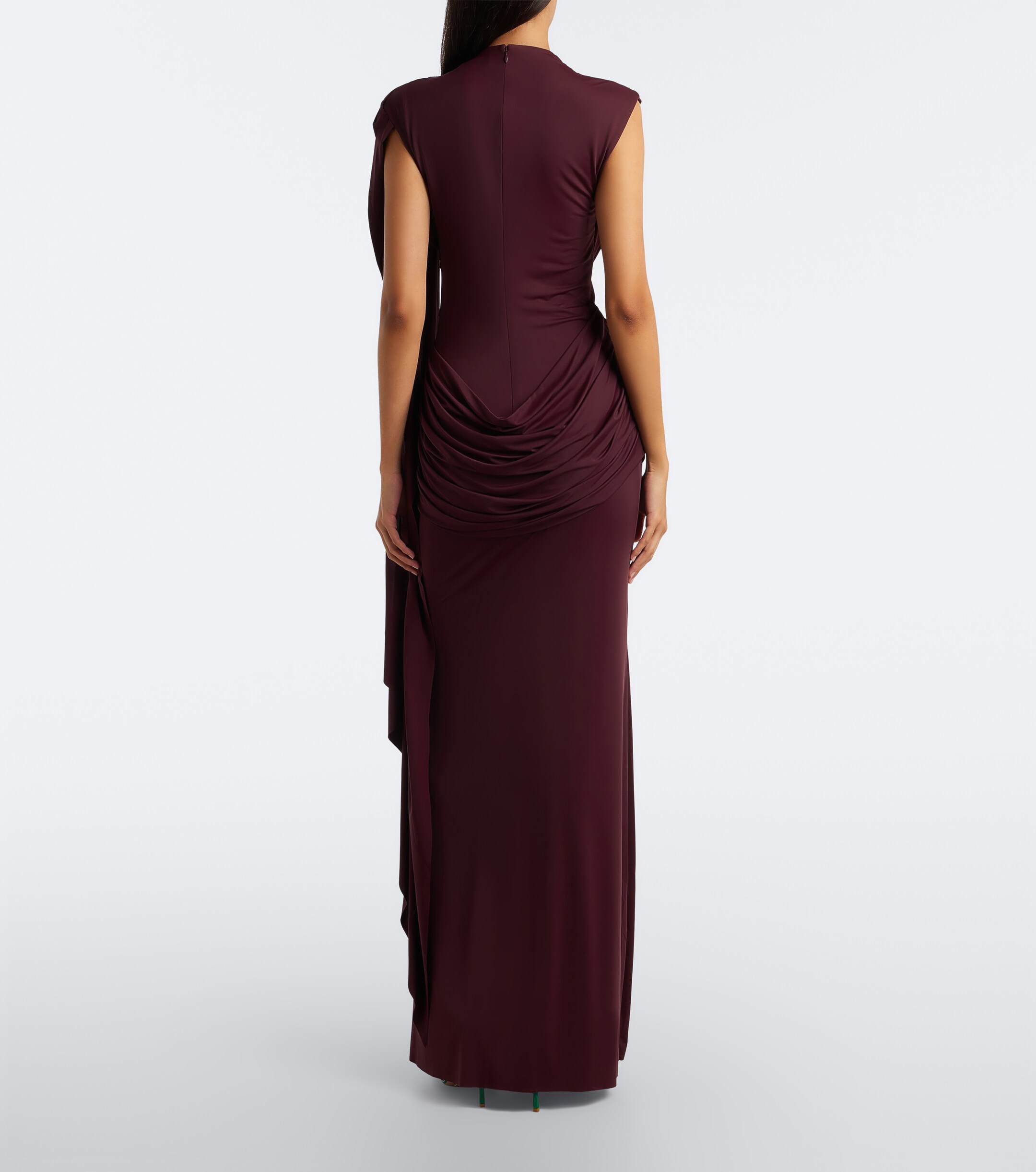 DE LA VALI De La Vali Draped jersey gown