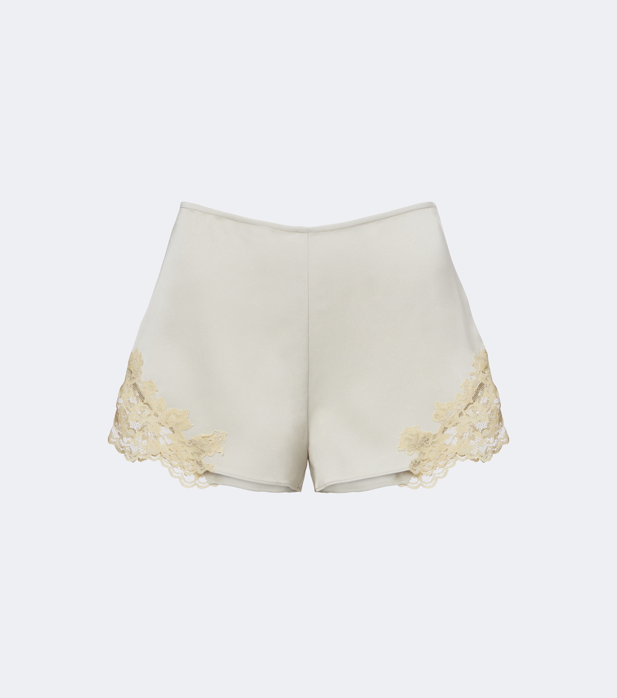 DE LA VALI De La Vali Reparo lace-trimmed crêpe shorts