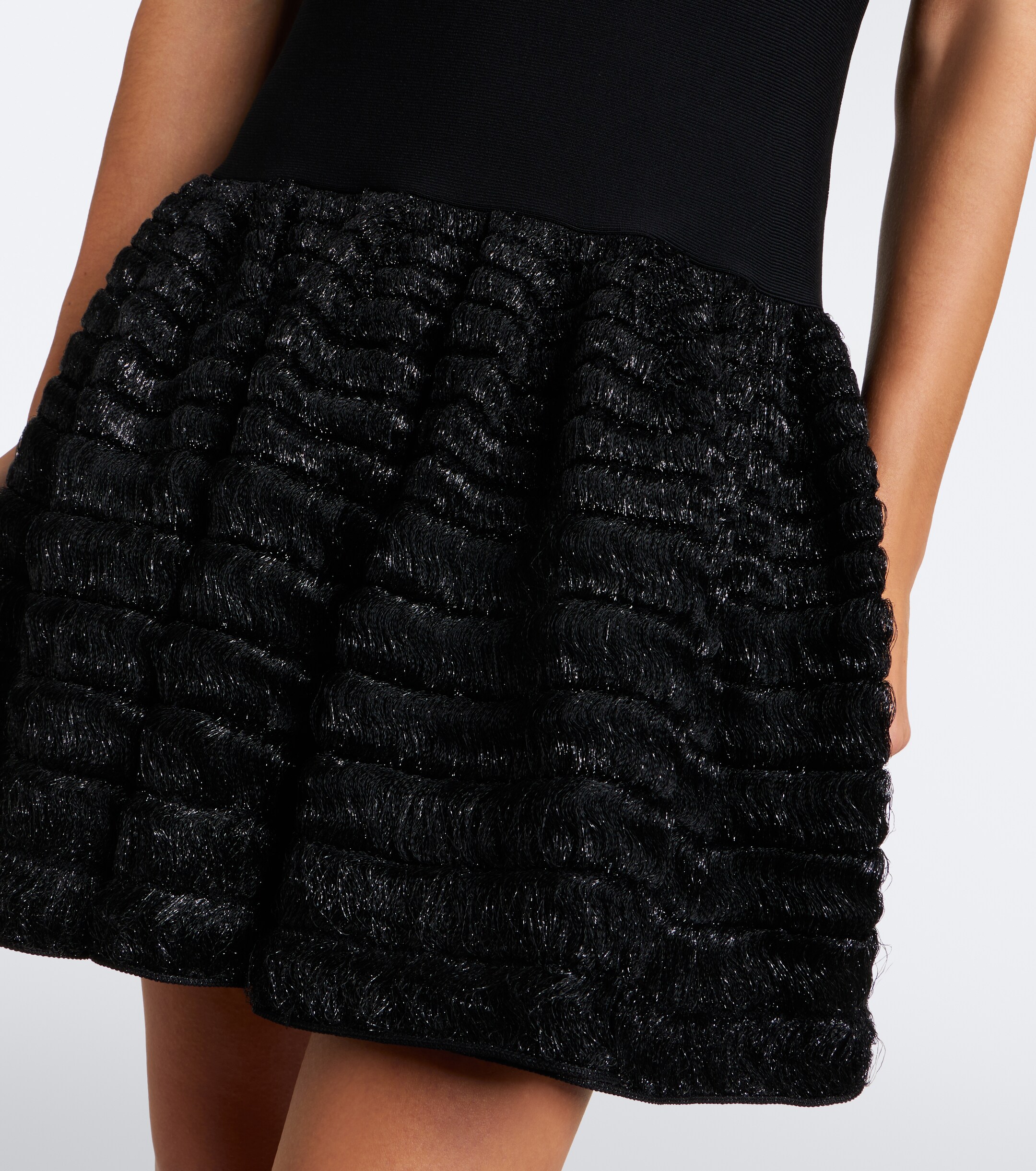 SIMKHAI Simkhai Savine lamé minidress