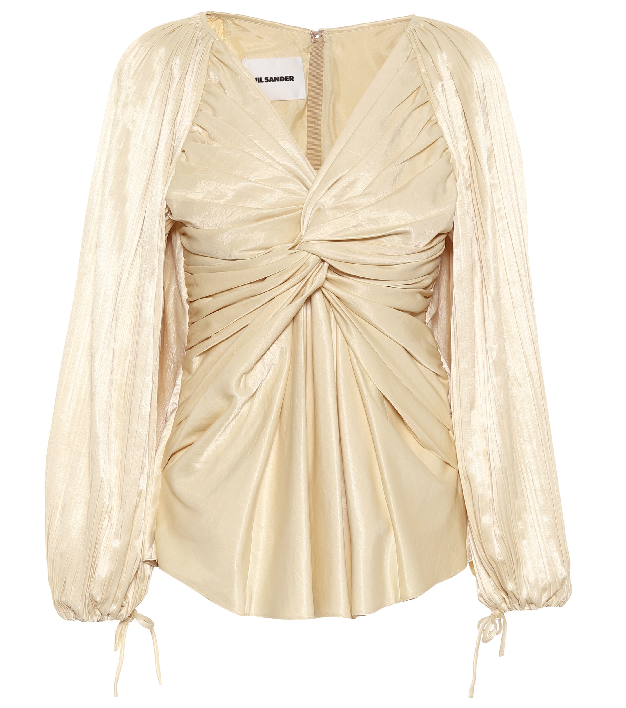 Jil Sander Gathered satin top