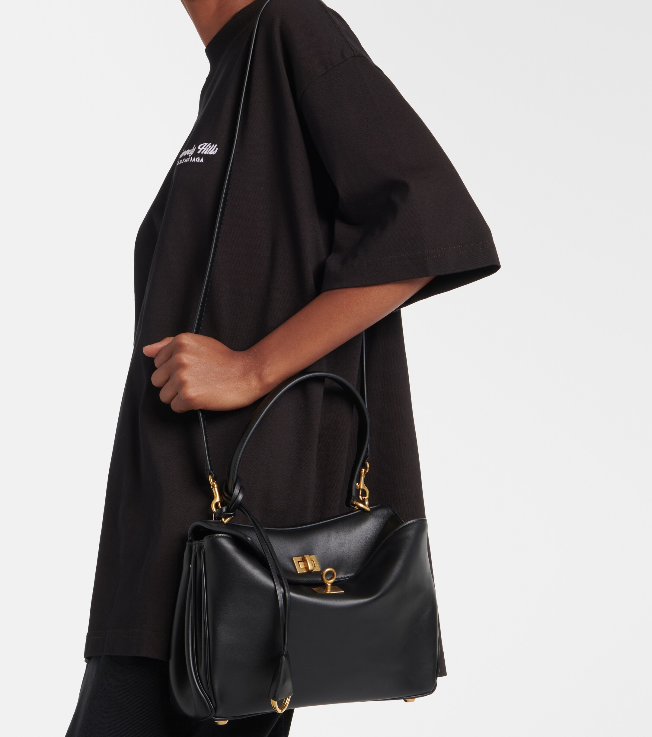 Balenciaga Rodeo Small leather tote bag