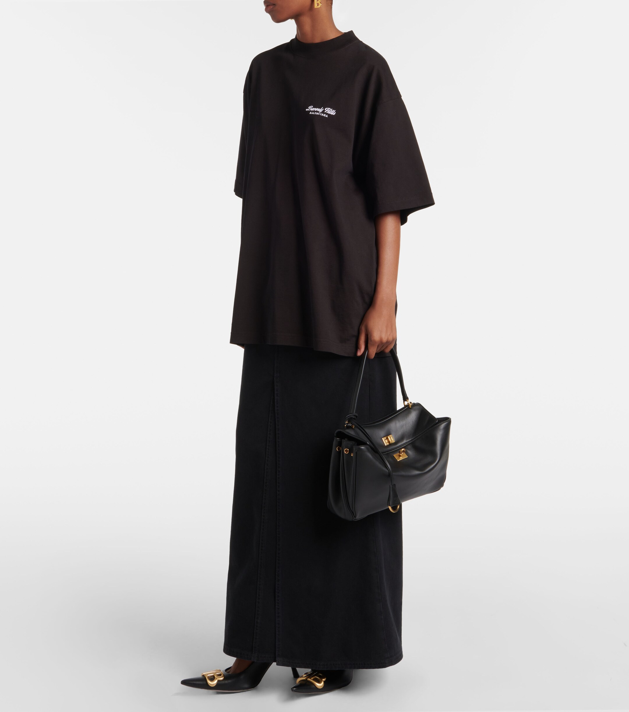 Balenciaga Rodeo Small leather tote bag