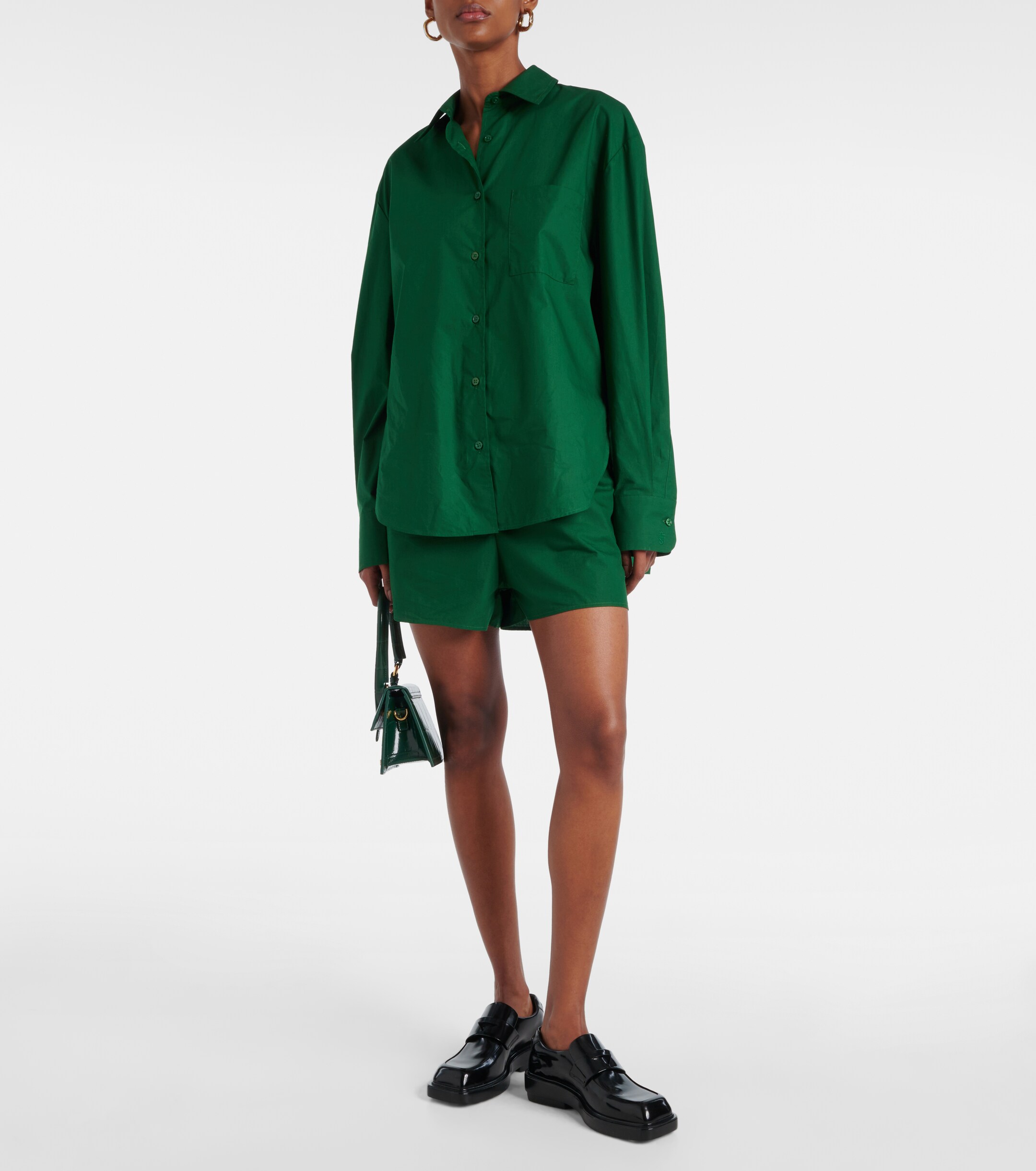 The Frankie Shop Lui cotton shirt