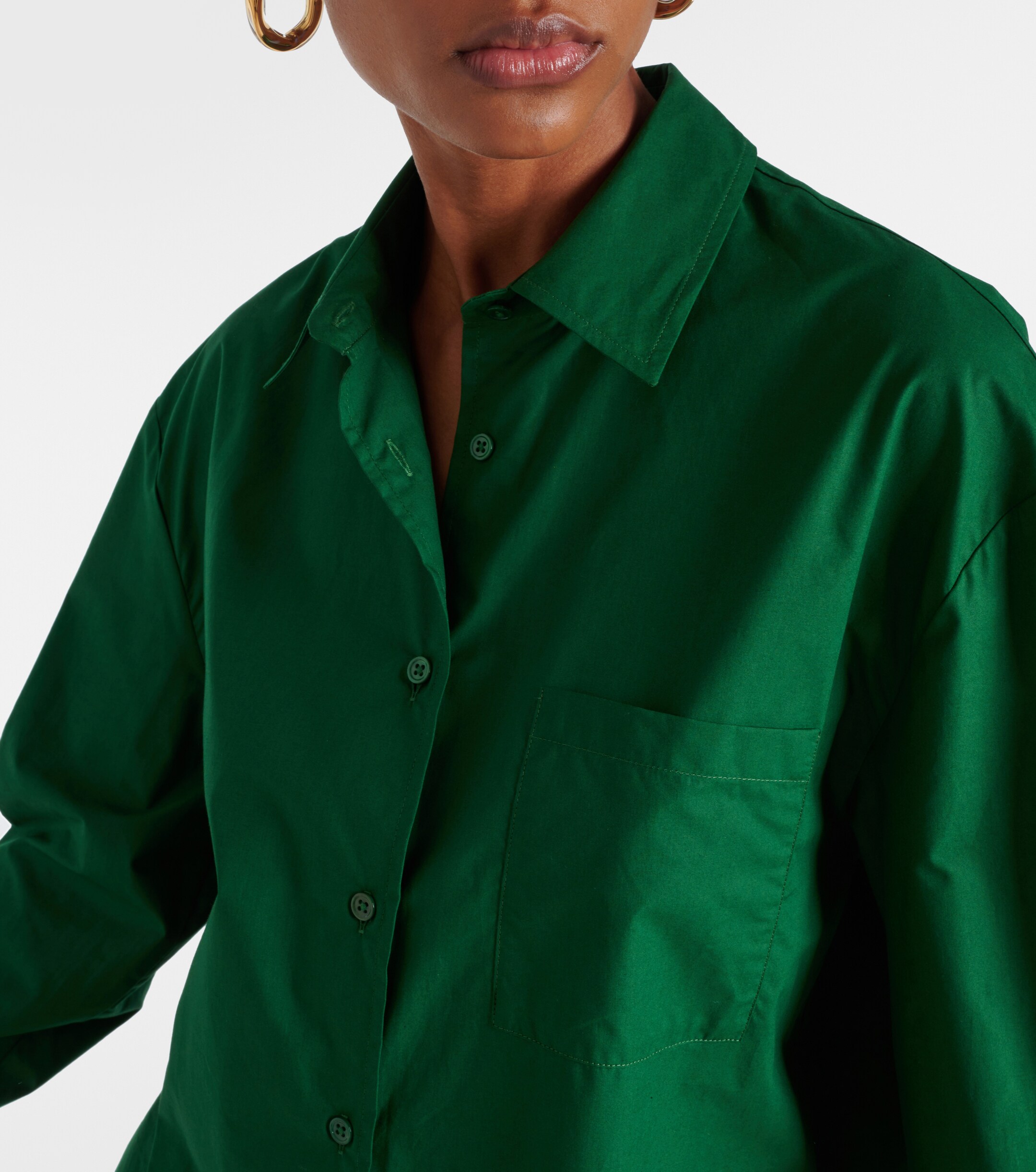The Frankie Shop Lui cotton shirt