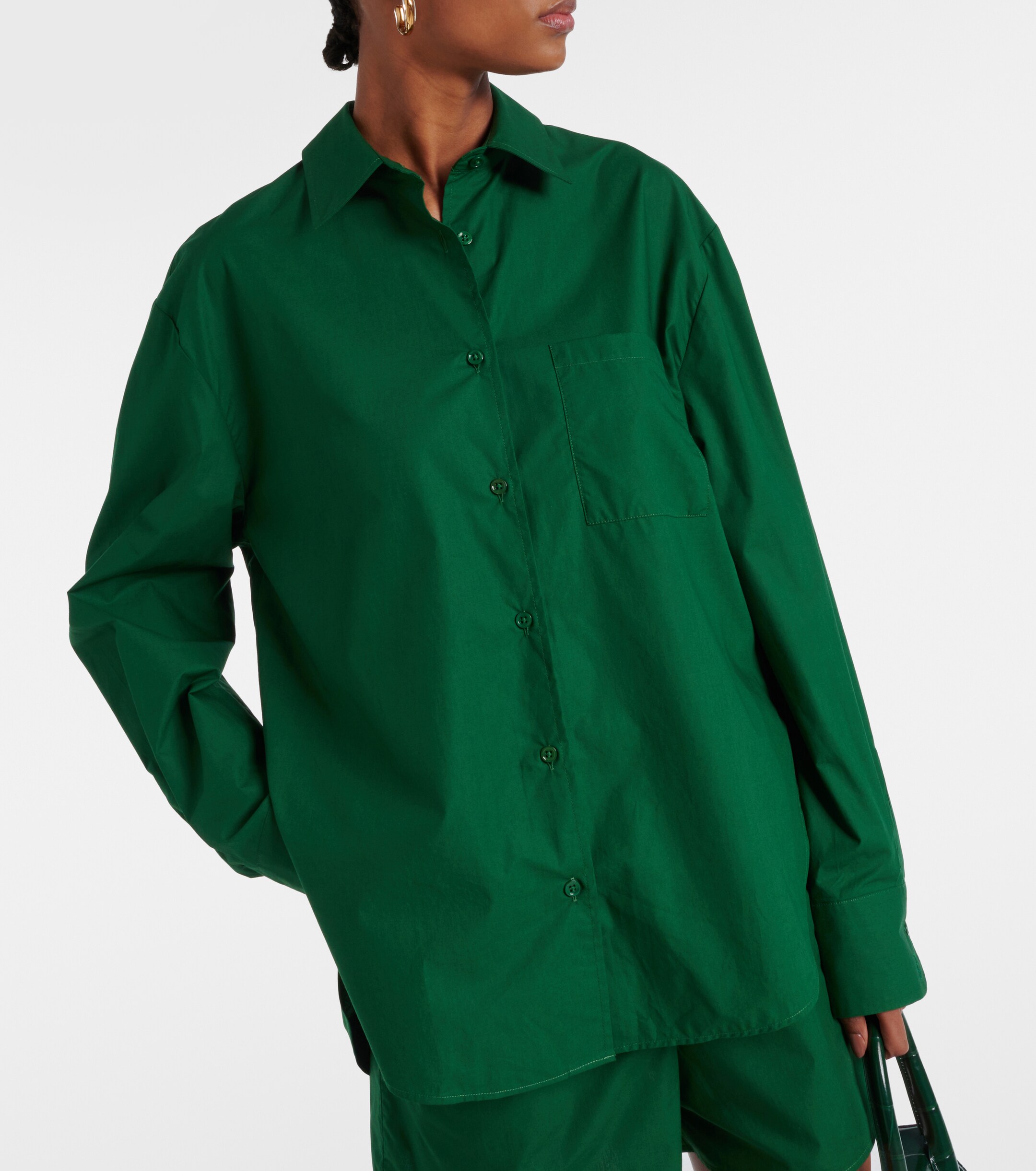 The Frankie Shop Lui cotton shirt