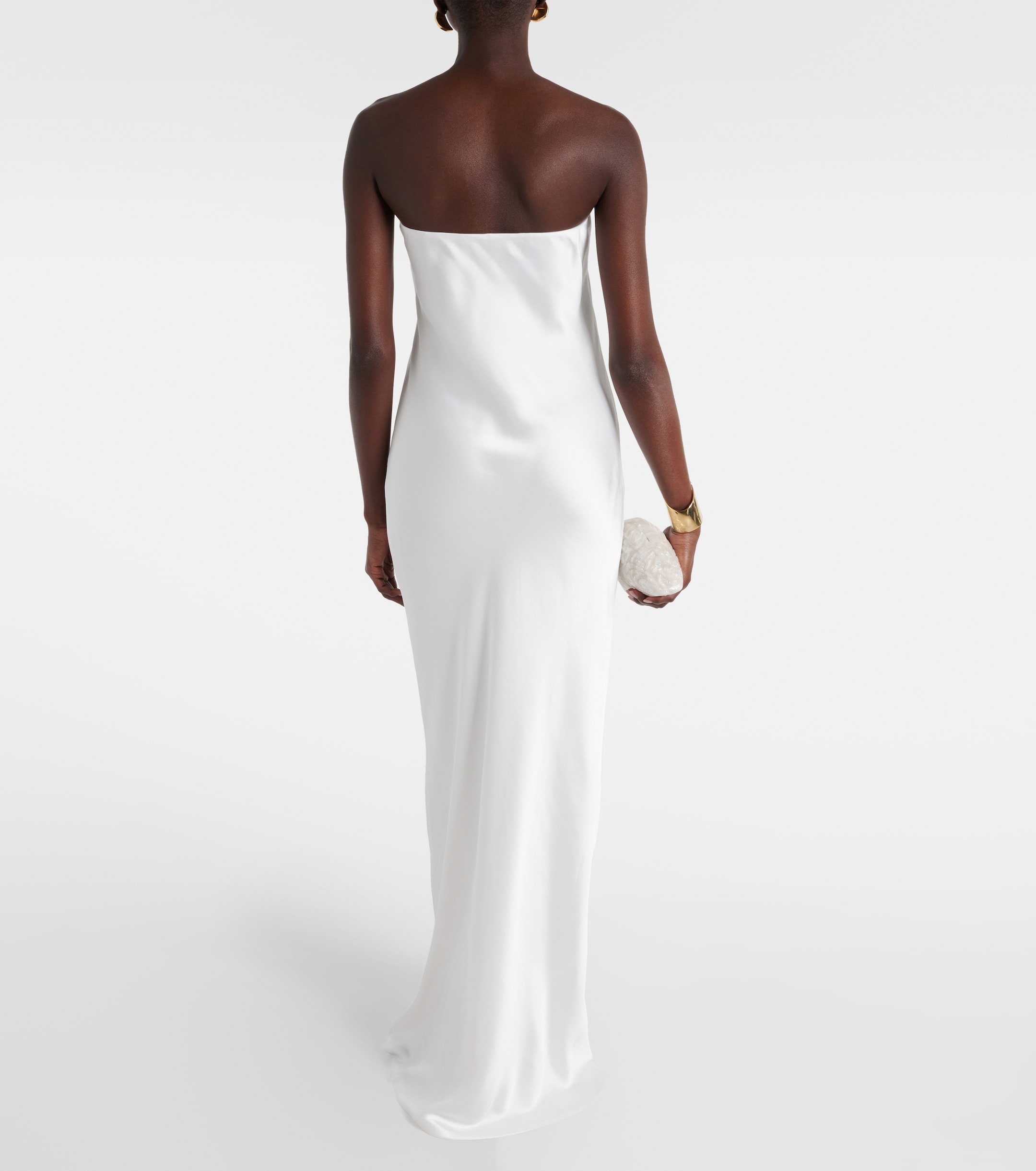 Norma Kamali Crêpe satin gown