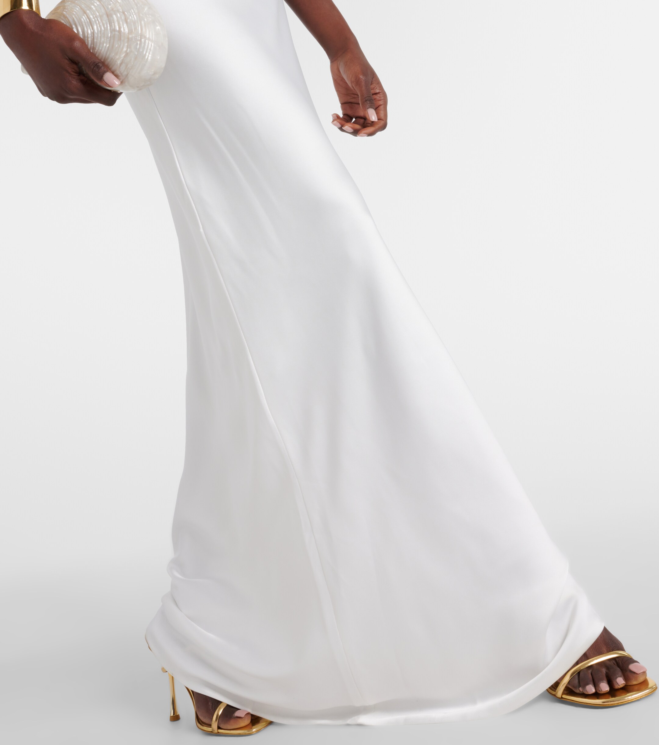 Norma Kamali Crêpe satin gown