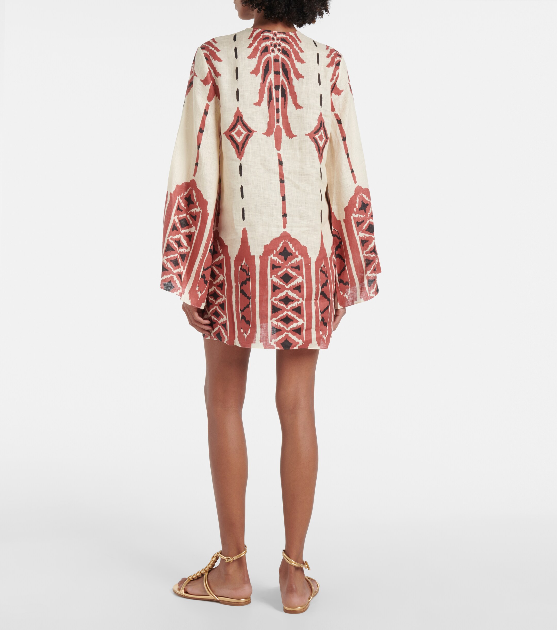 Johanna Ortiz Linen minidress