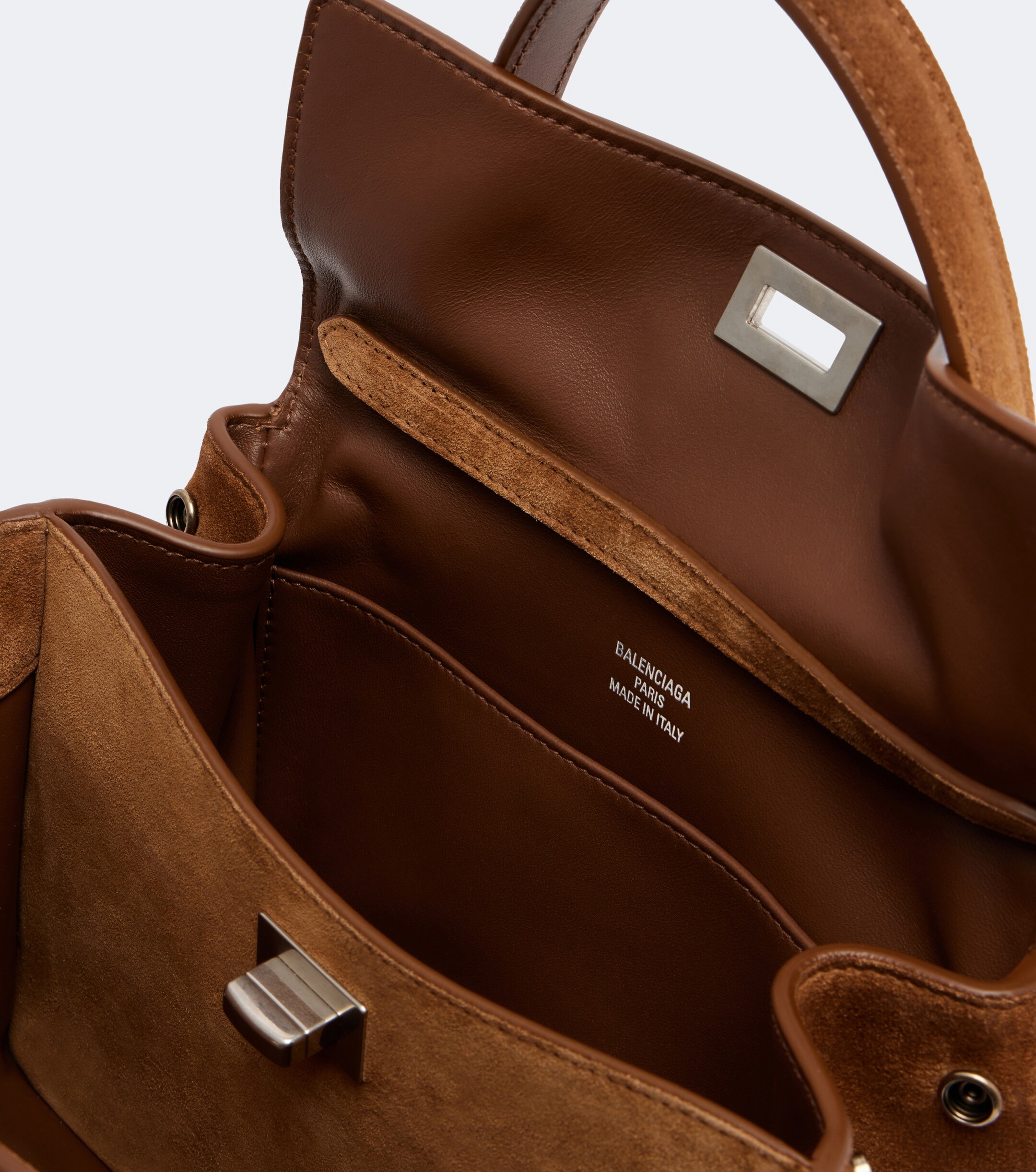 Balenciaga Rodeo Mini suede tote bag