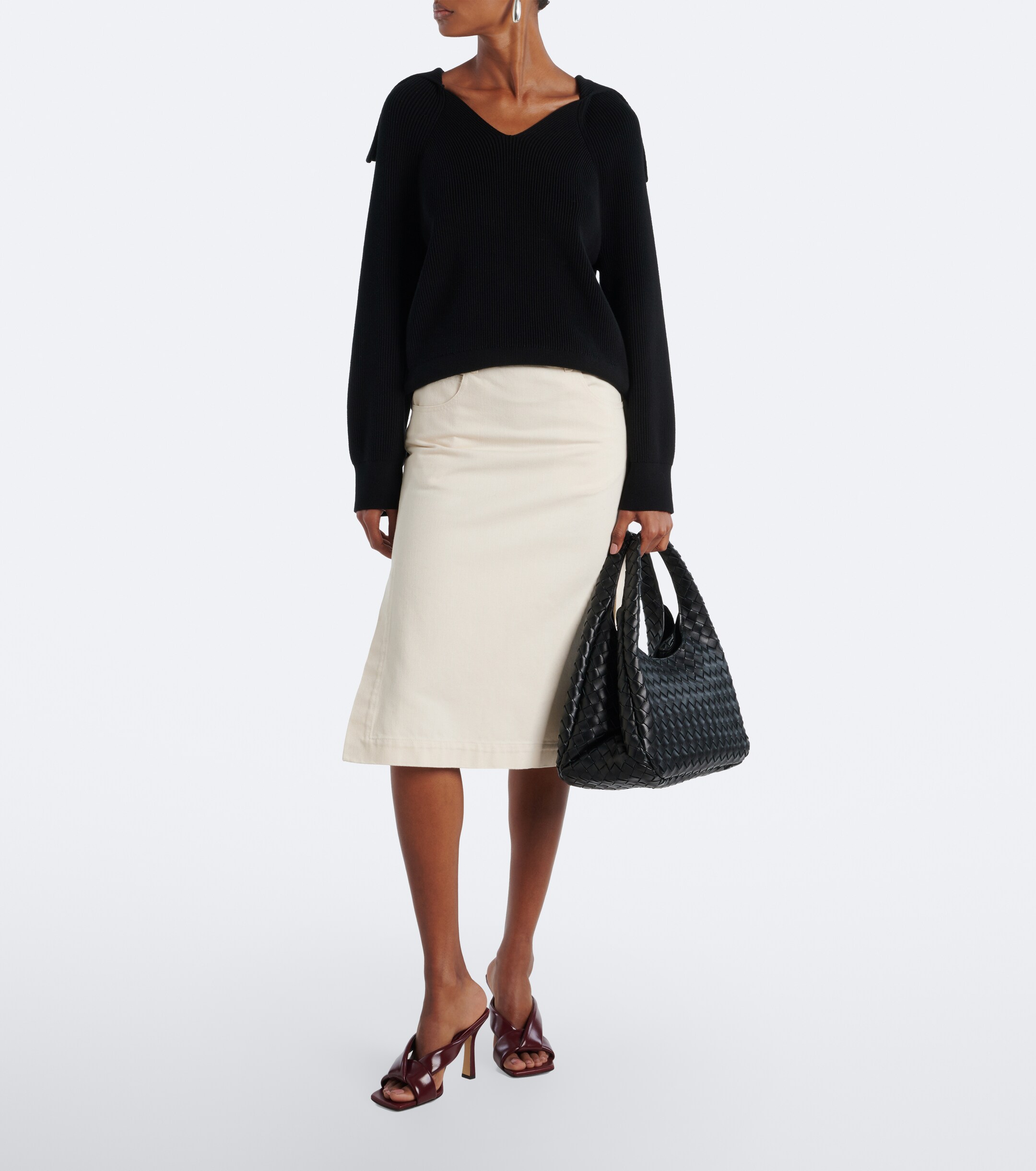Bottega Veneta Campana Medium leather shoulder bag