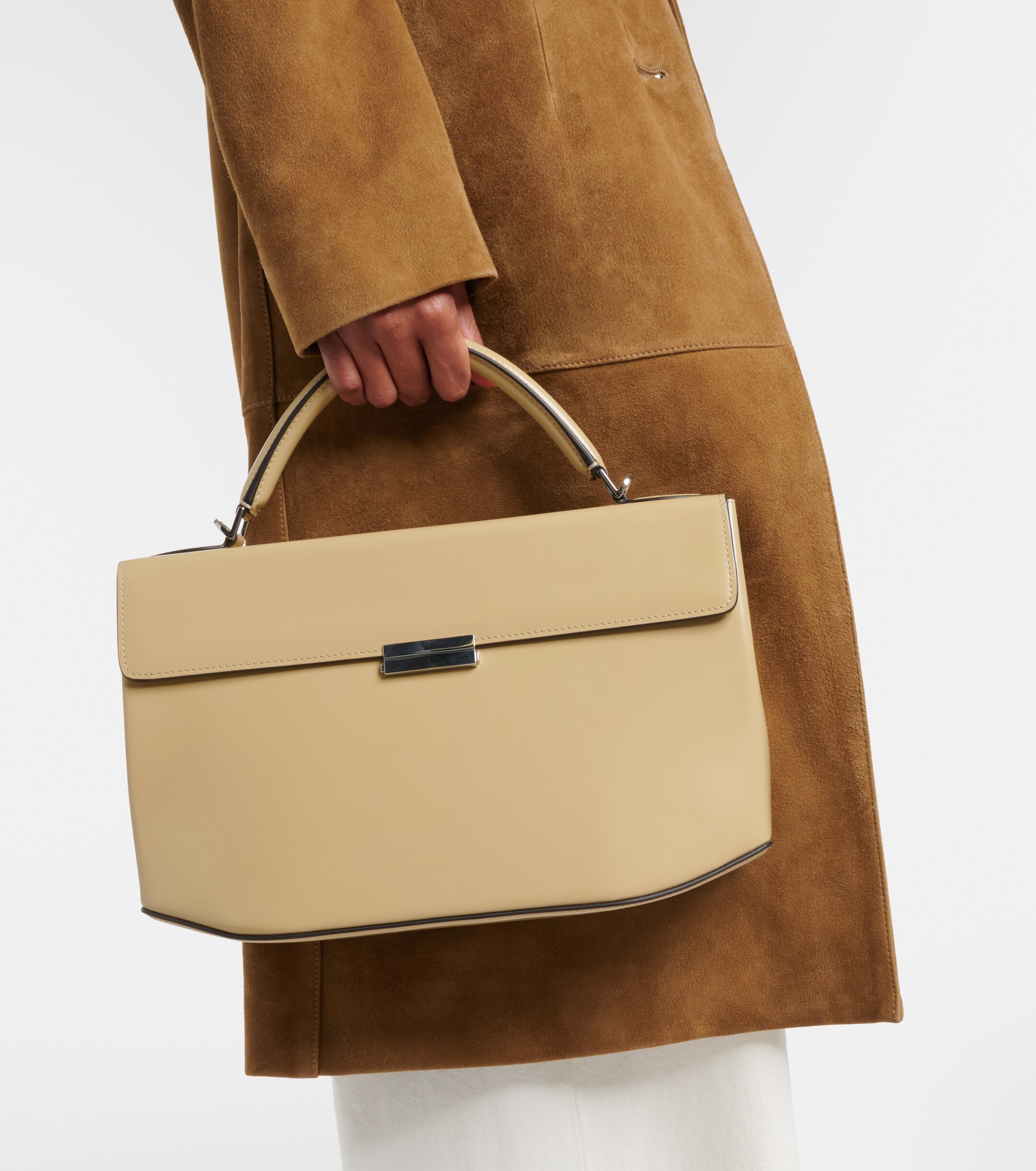 TOTEME Box Small leather top-handle bag