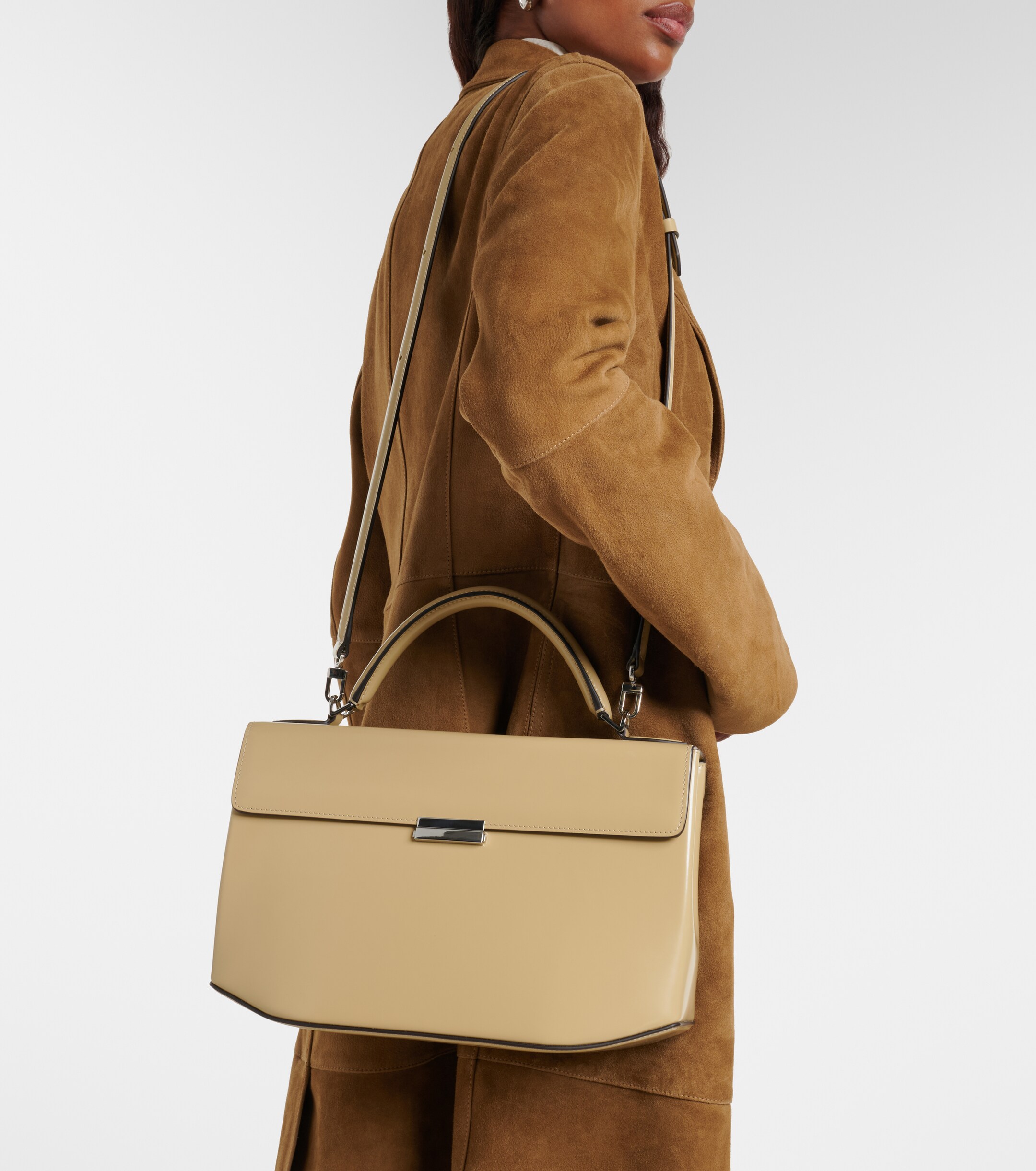 TOTEME Box Small leather top-handle bag