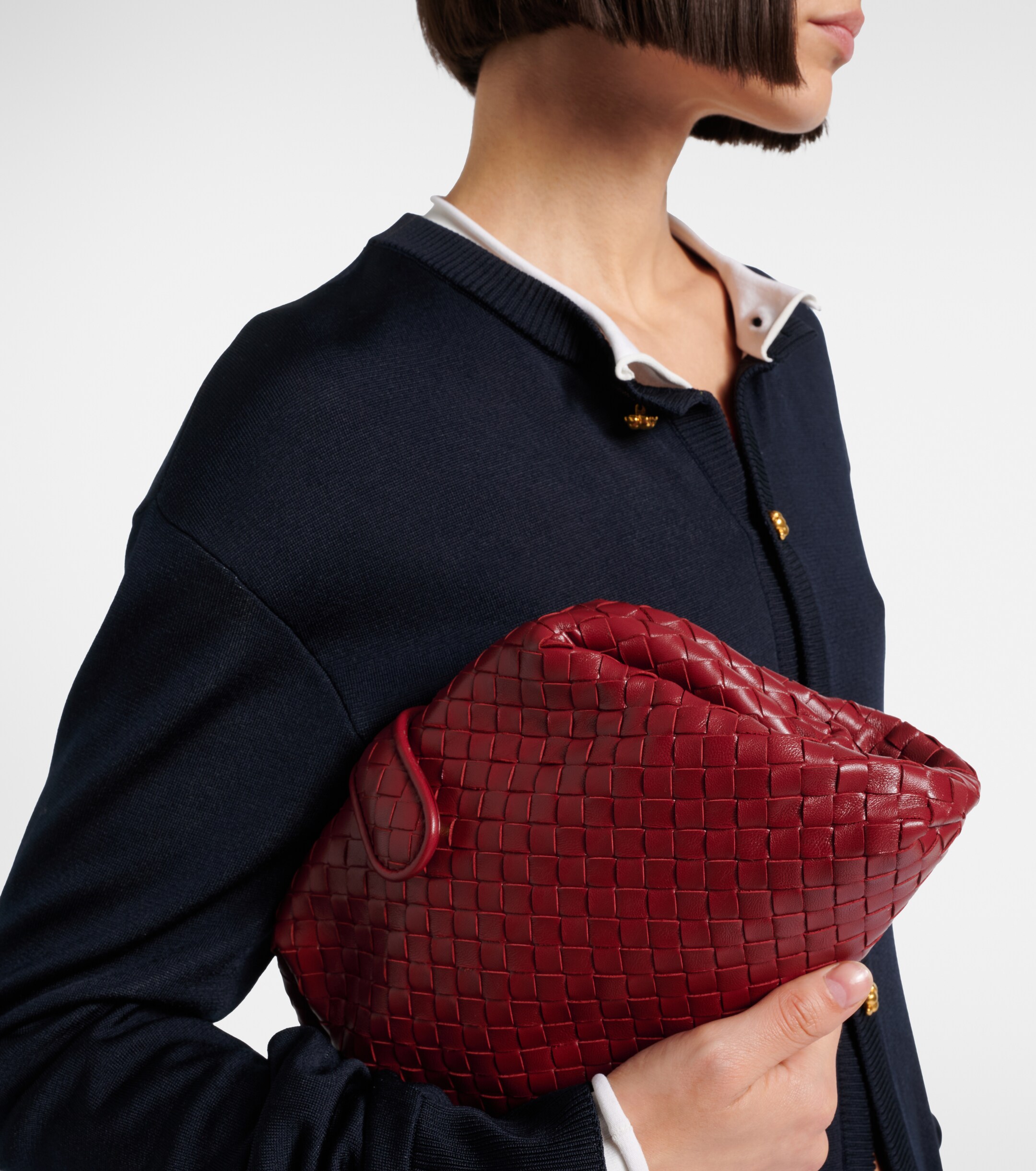 Bottega Veneta Lauren 1980 Small leather clutch