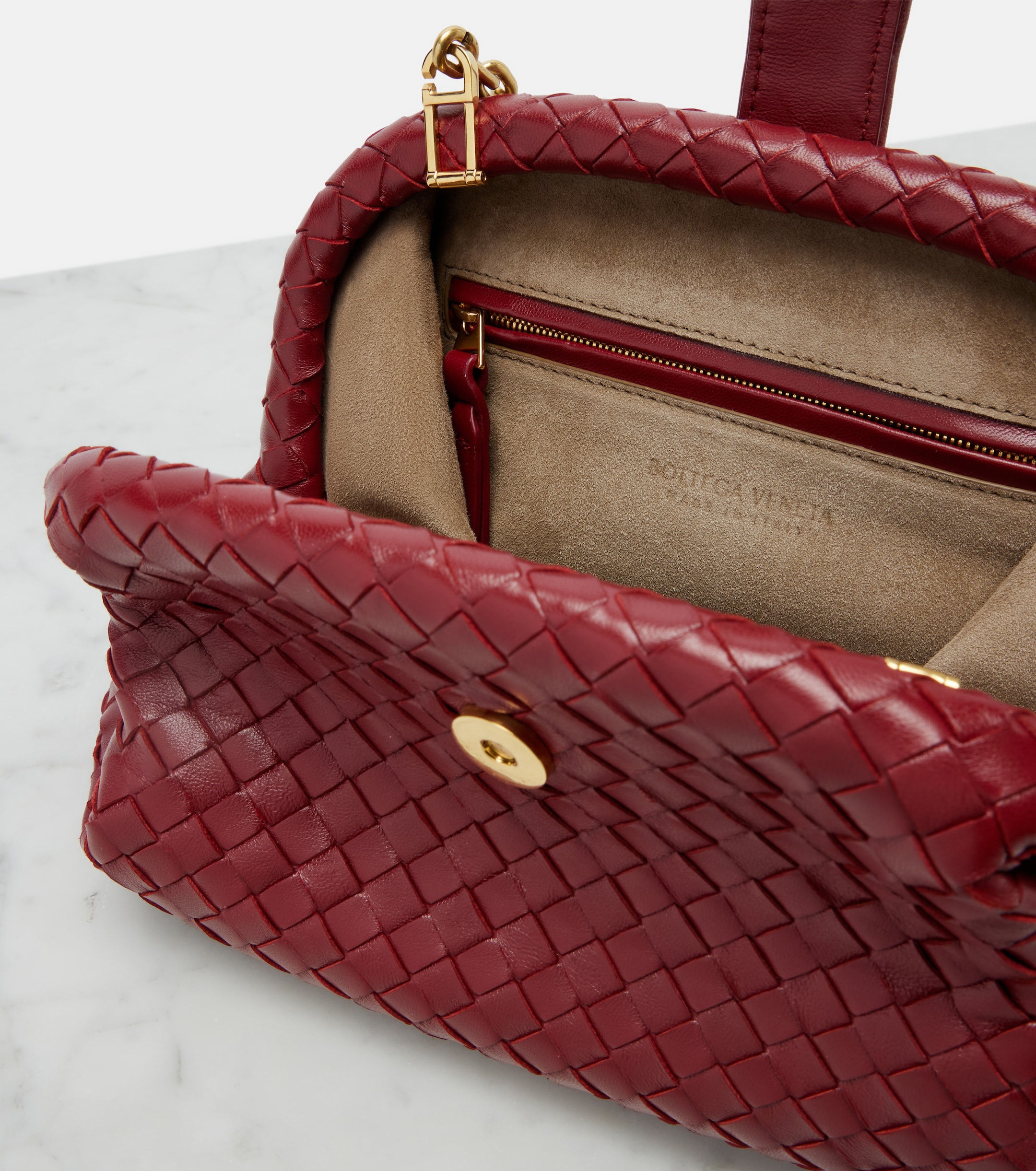 Bottega Veneta Lauren 1980 Small leather clutch