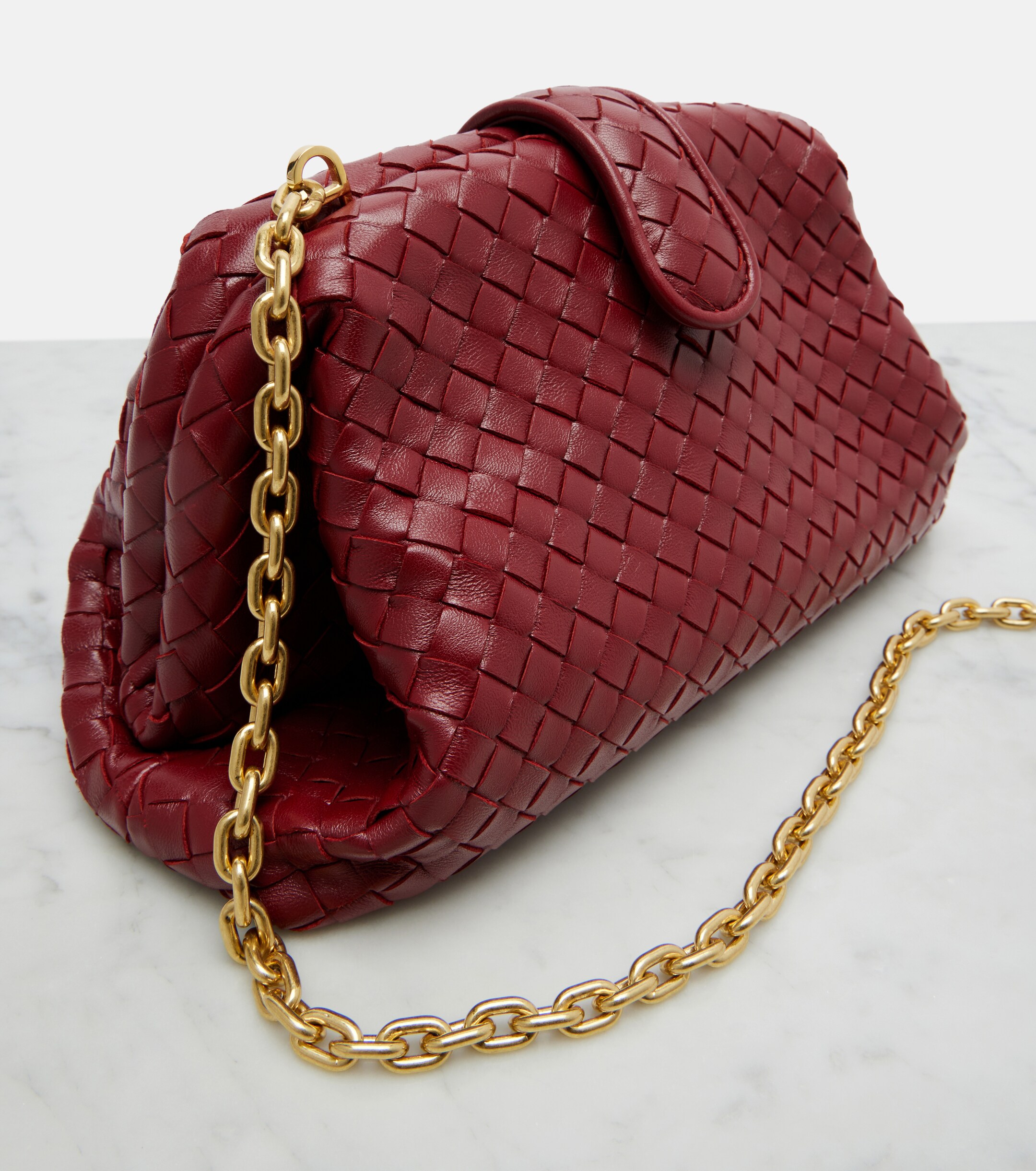 Bottega Veneta Lauren 1980 Small leather clutch