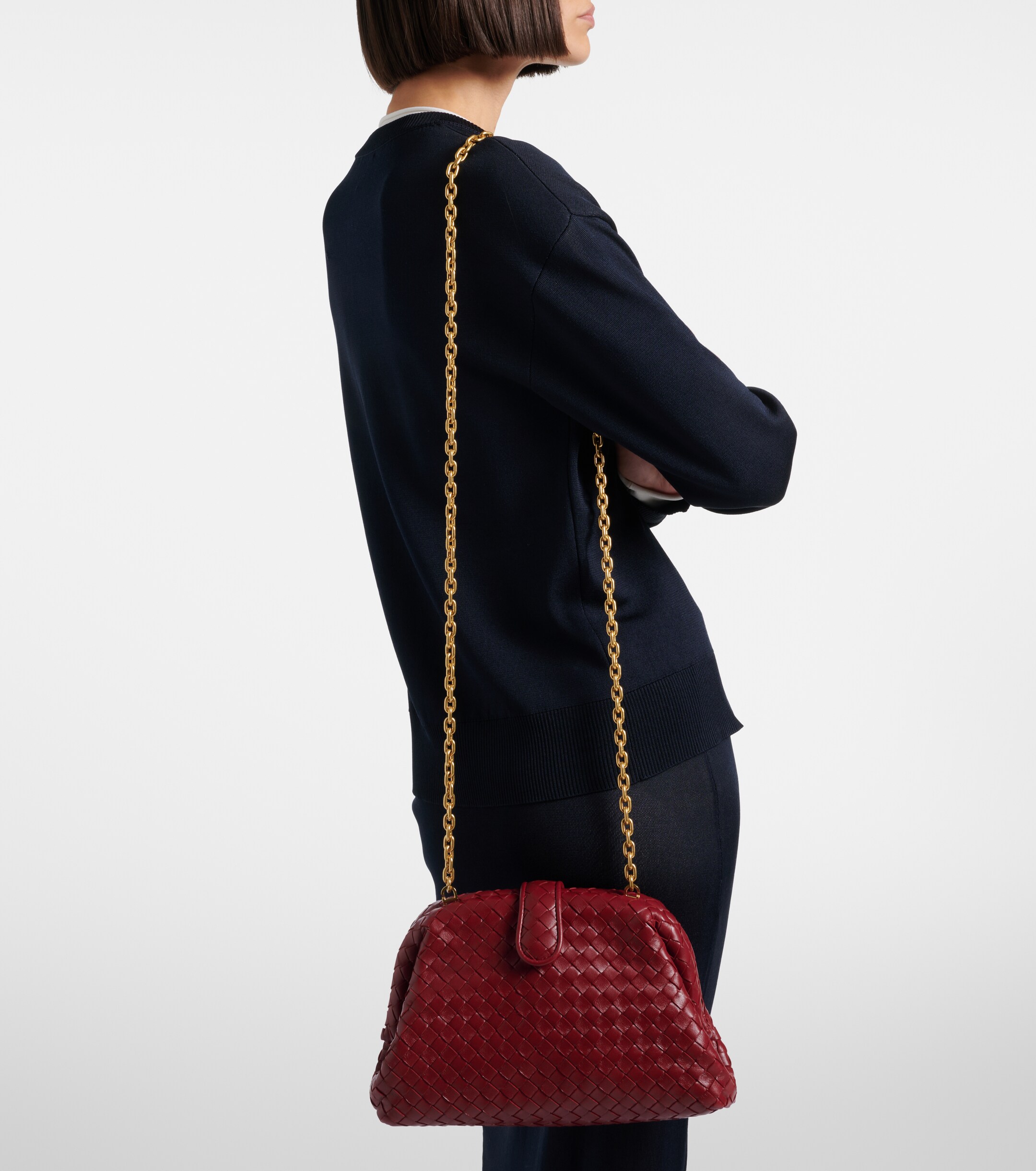 Bottega Veneta Lauren 1980 Small leather clutch