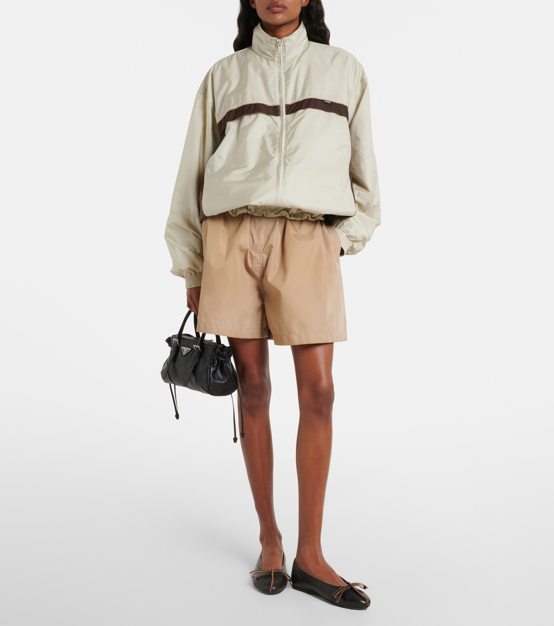 Prada Prada Bonnie Small leather top-handle bag