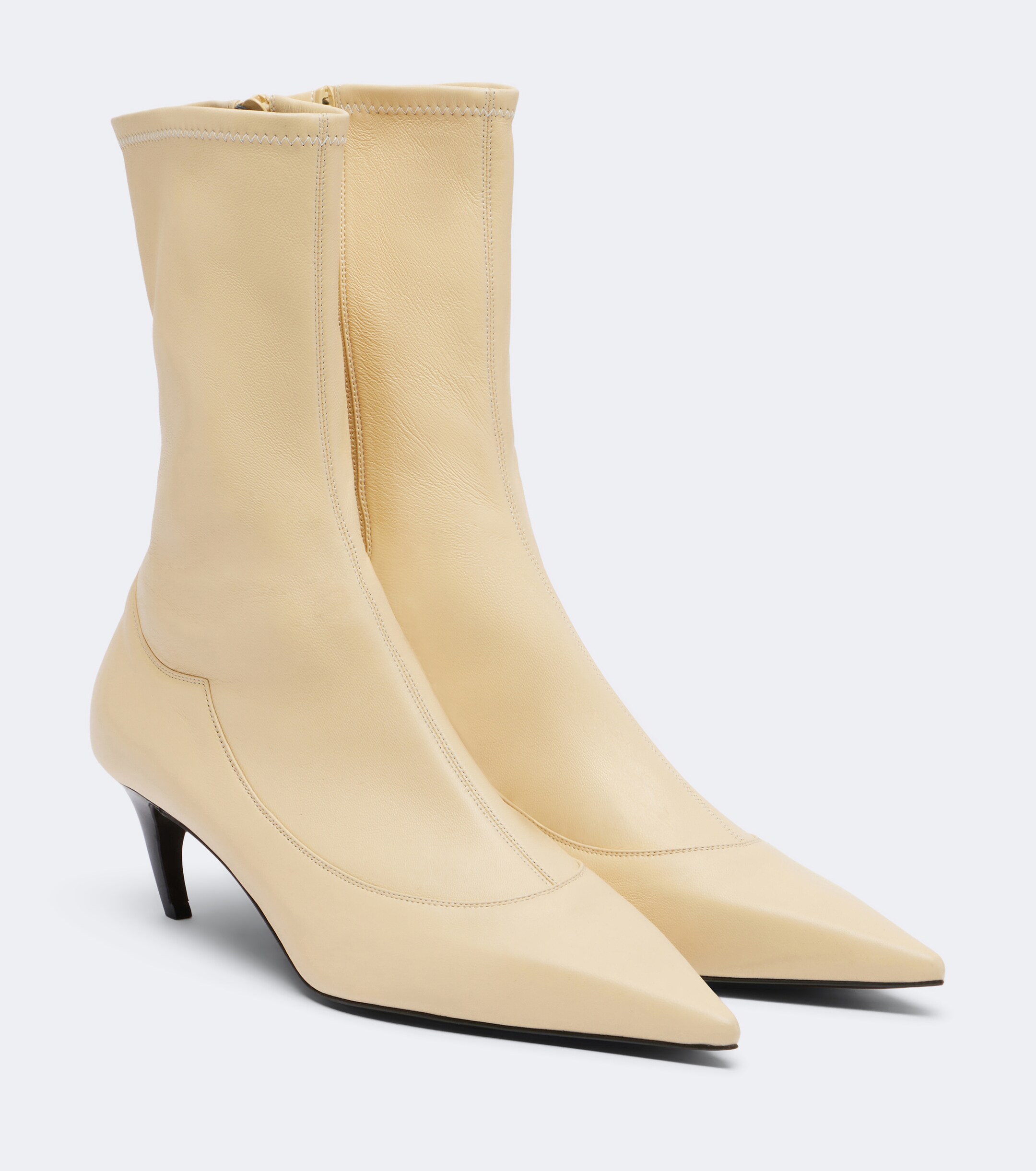 KHAITE Khaite Valerie leather mid-calf boots