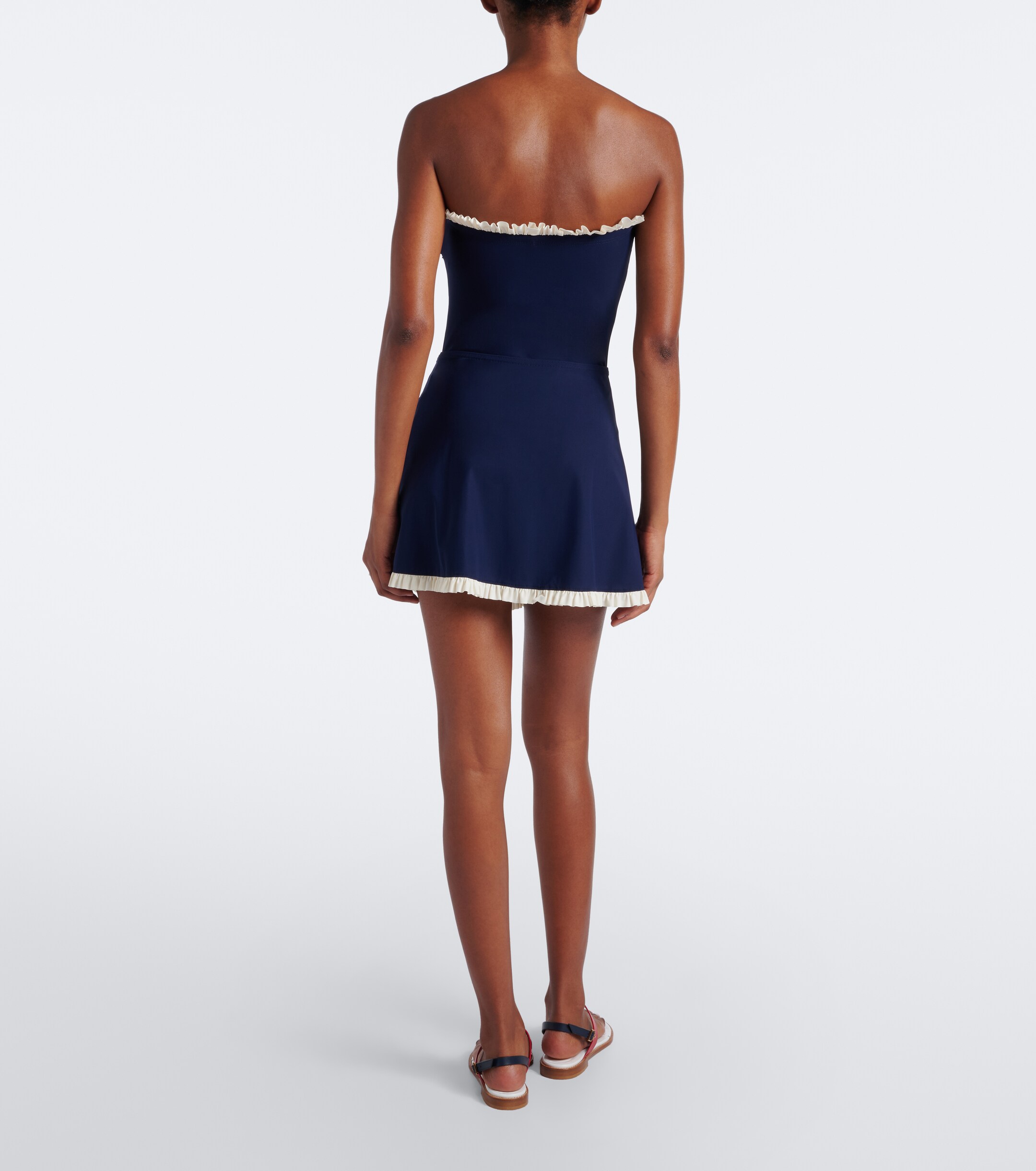 Karla Colletto Karla Colletto Ruffled jersey miniskirt