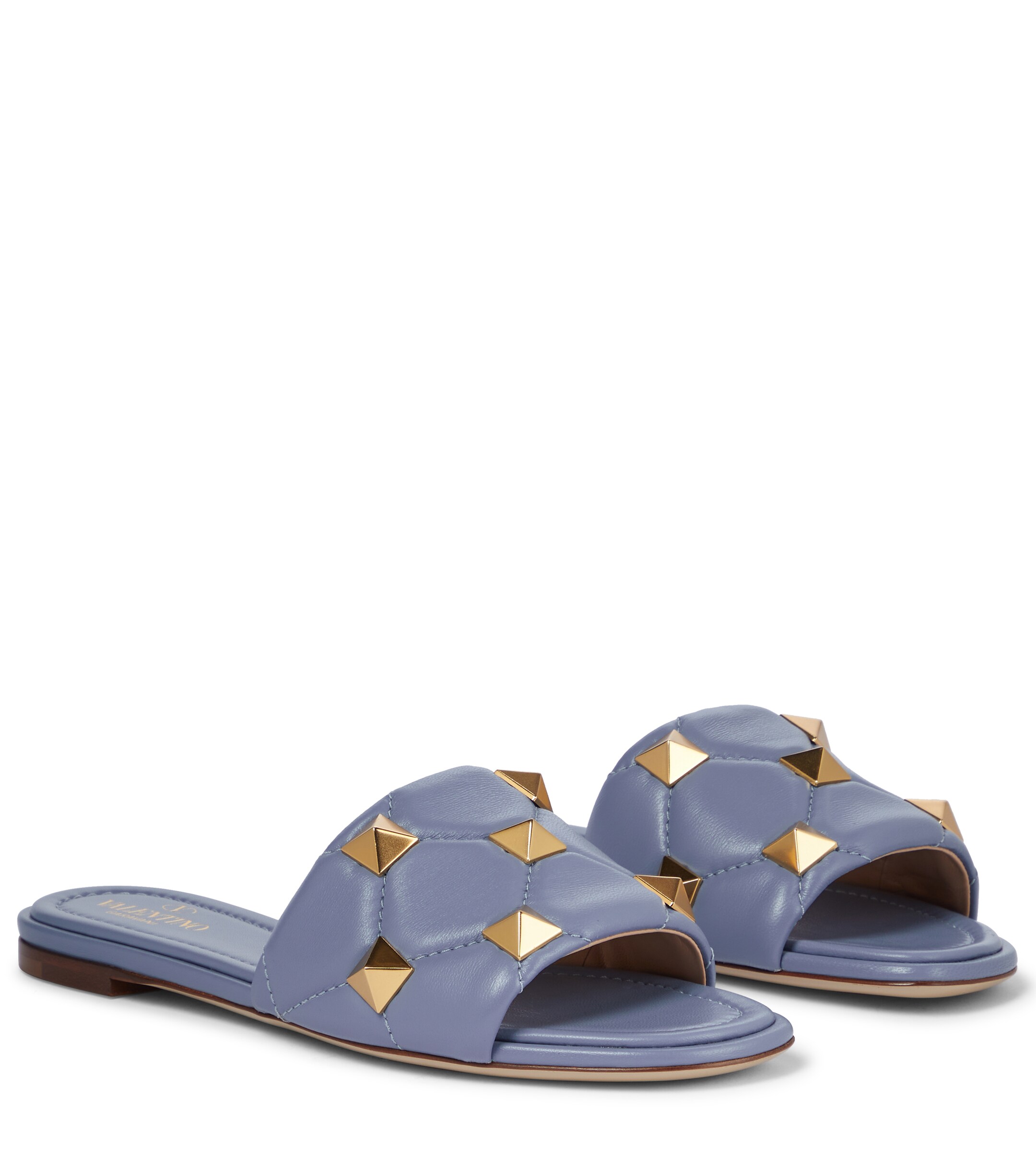 Valentino Garavani Roman Stud leather slides