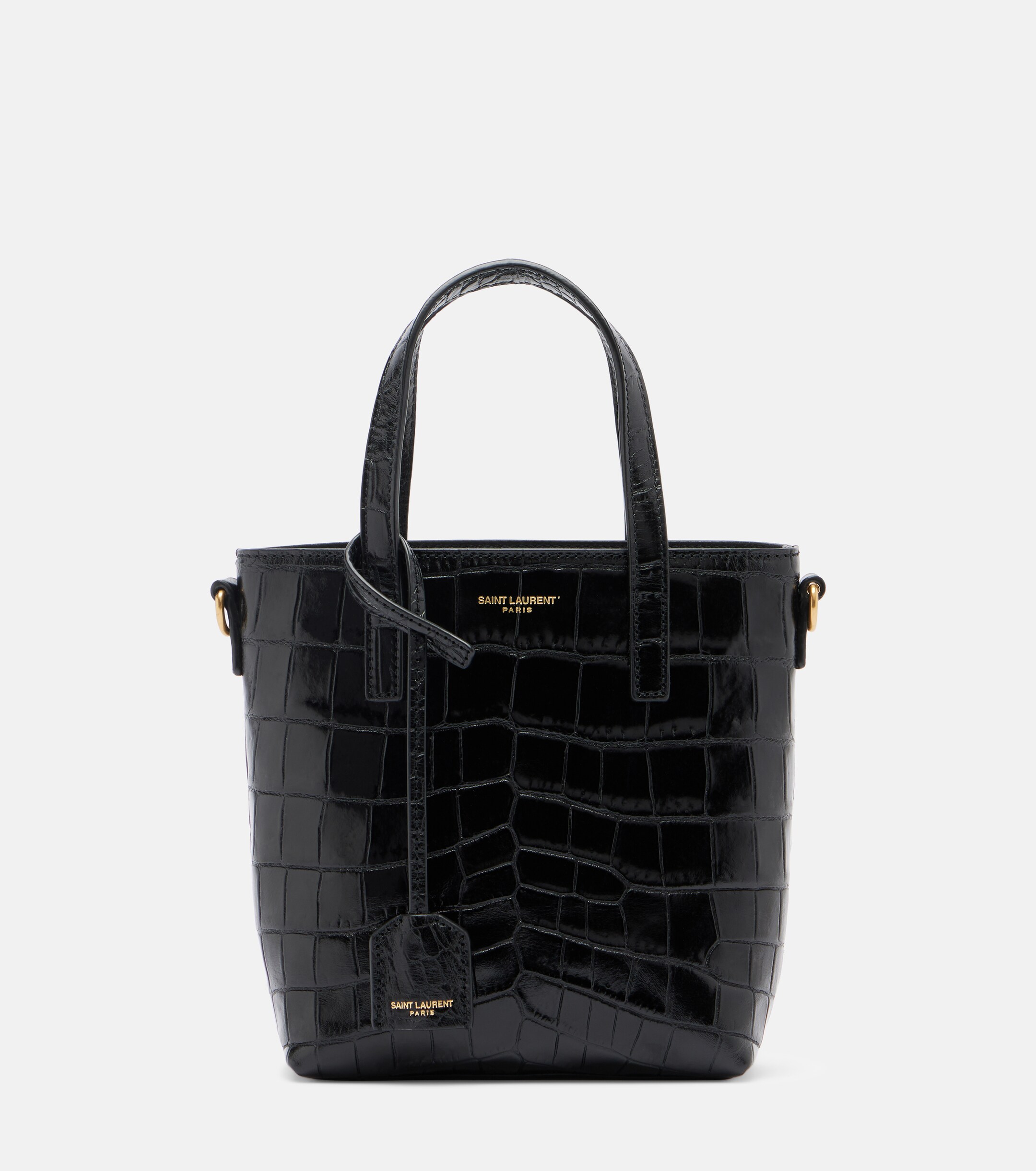 Saint Laurent Toy Shopping N/S leather tote bag