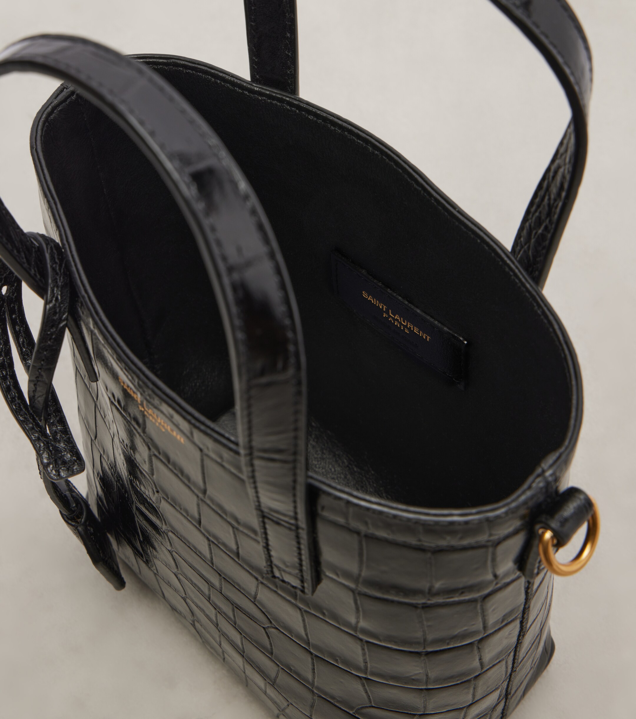 Saint Laurent Toy Shopping N/S leather tote bag