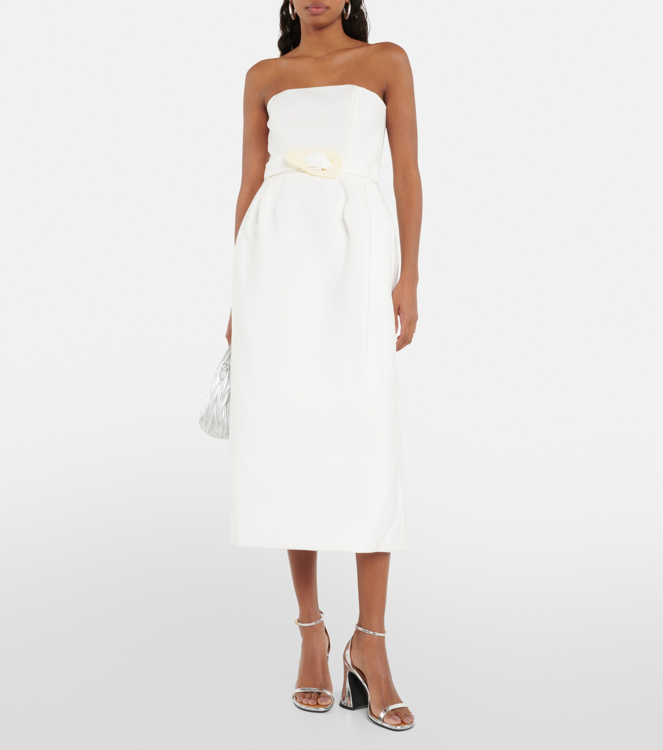 Adriana Degreas Strapless midi dress