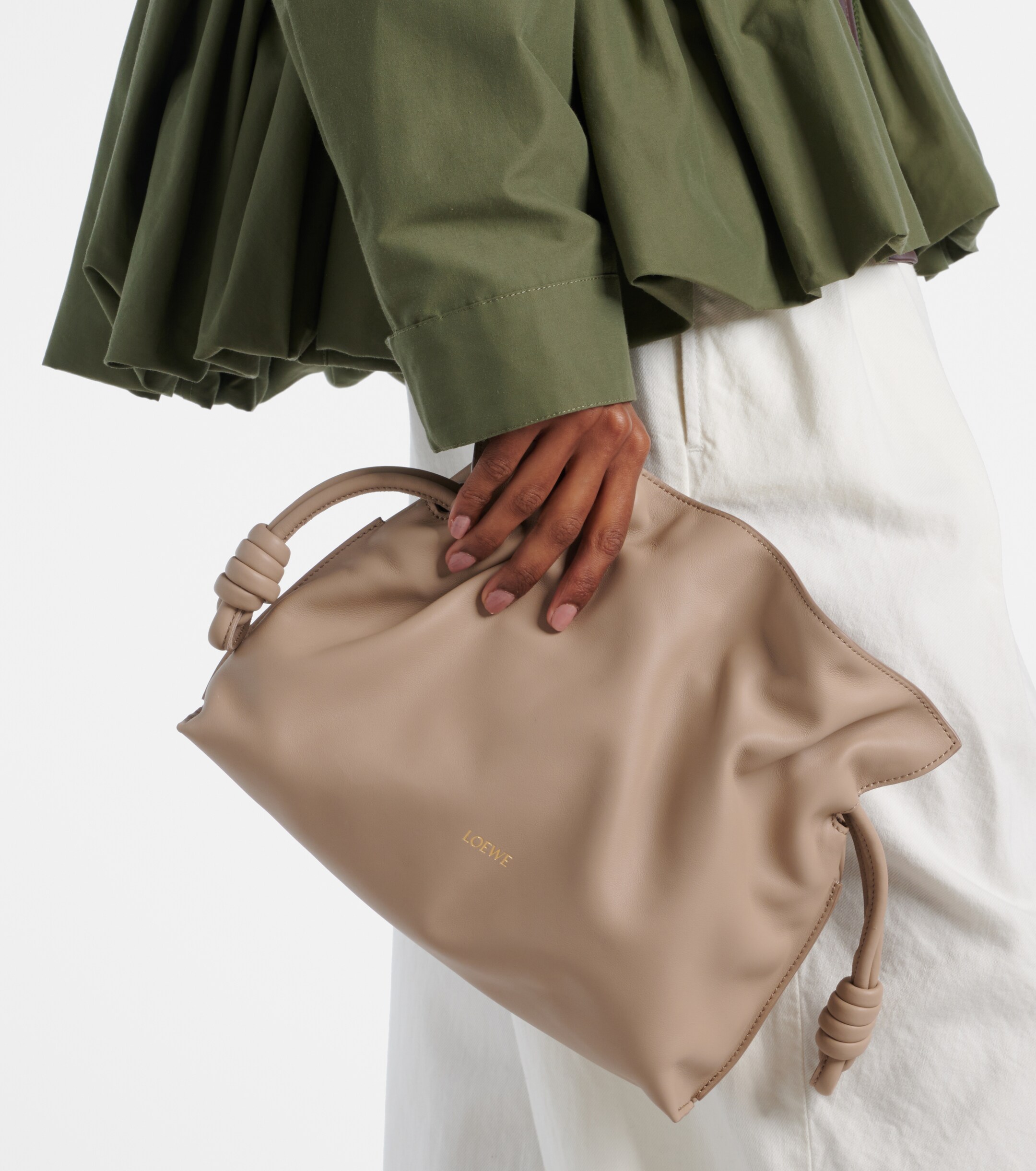 Loewe Flamenco Medium leather tote bag