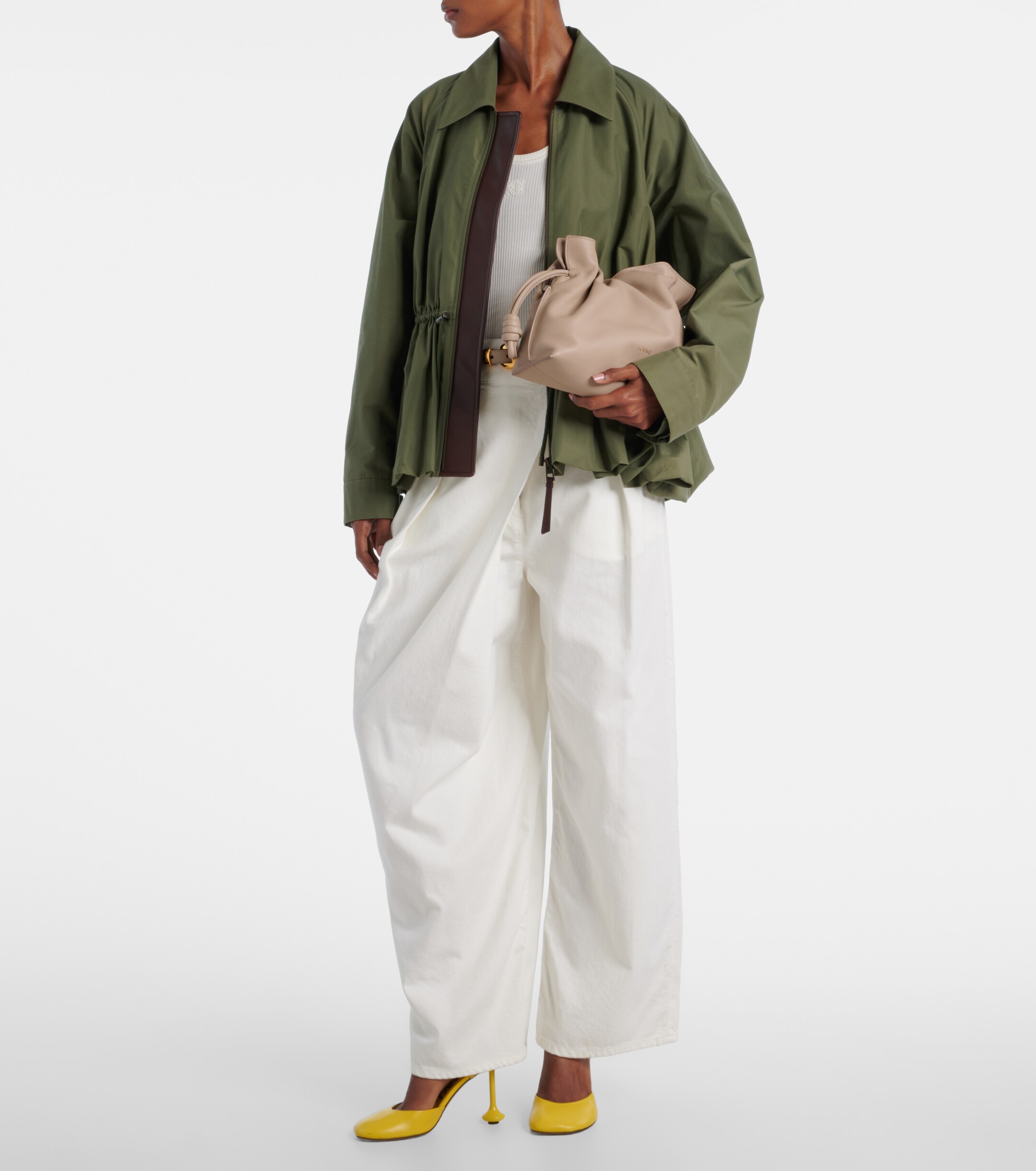 Loewe Flamenco Medium leather tote bag