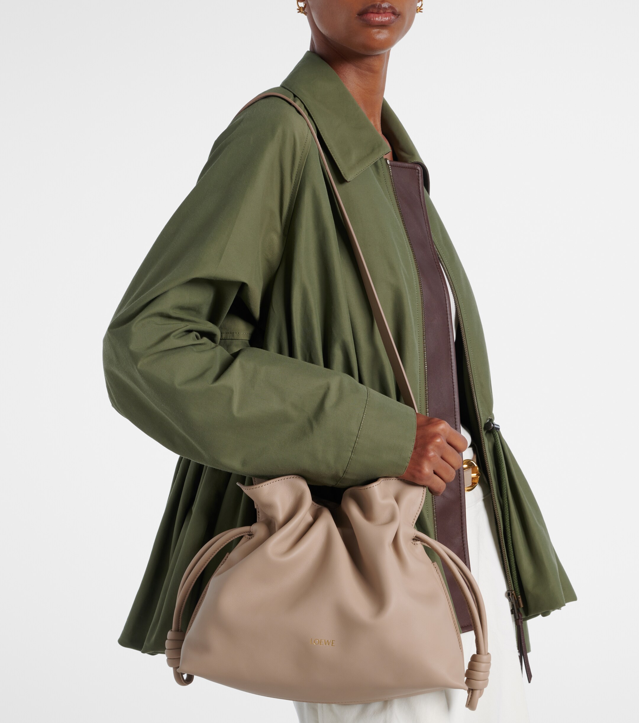 Loewe Flamenco Medium leather tote bag