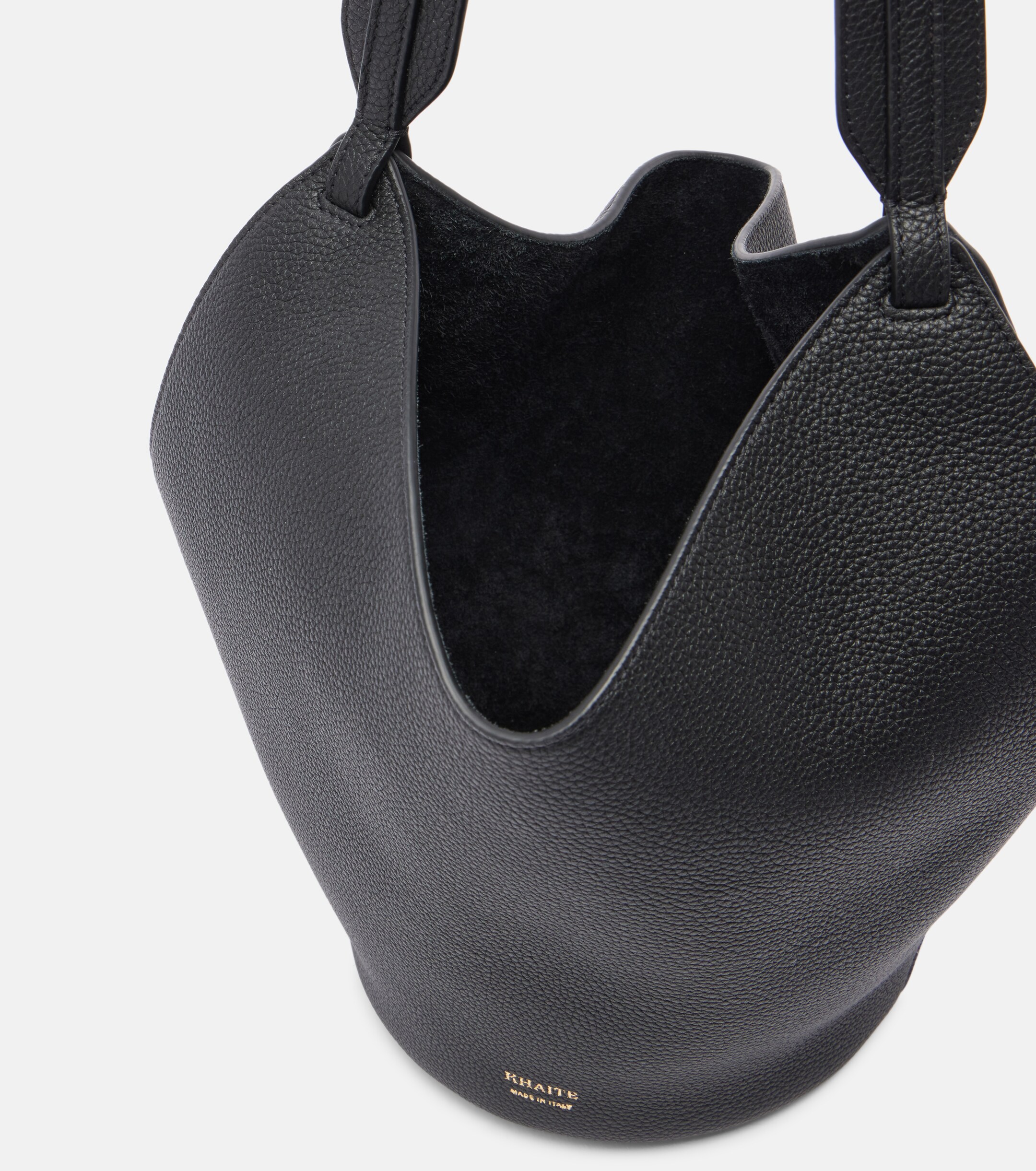 KHAITE Lotus Mini leather tote bag