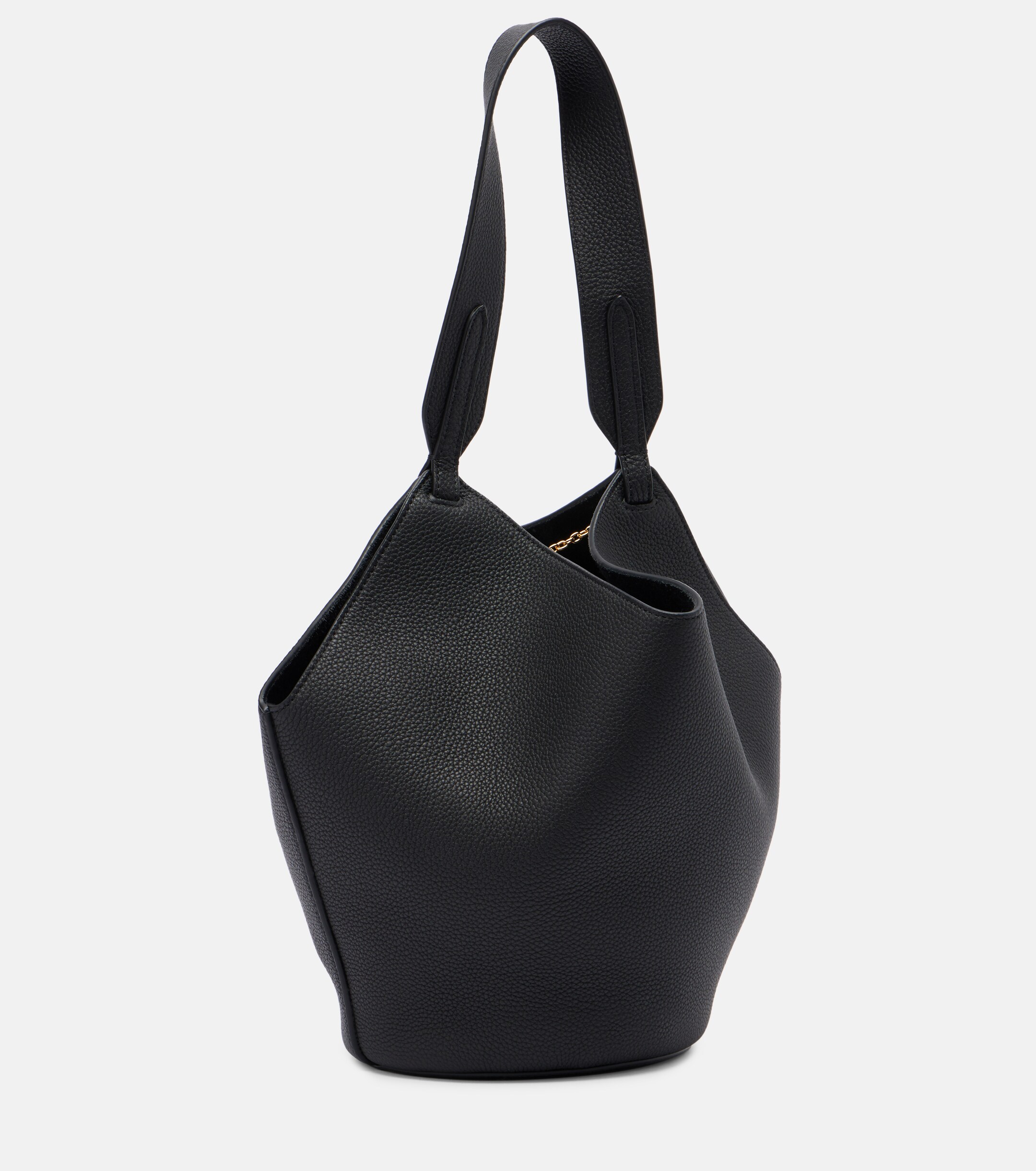 KHAITE Lotus Mini leather tote bag