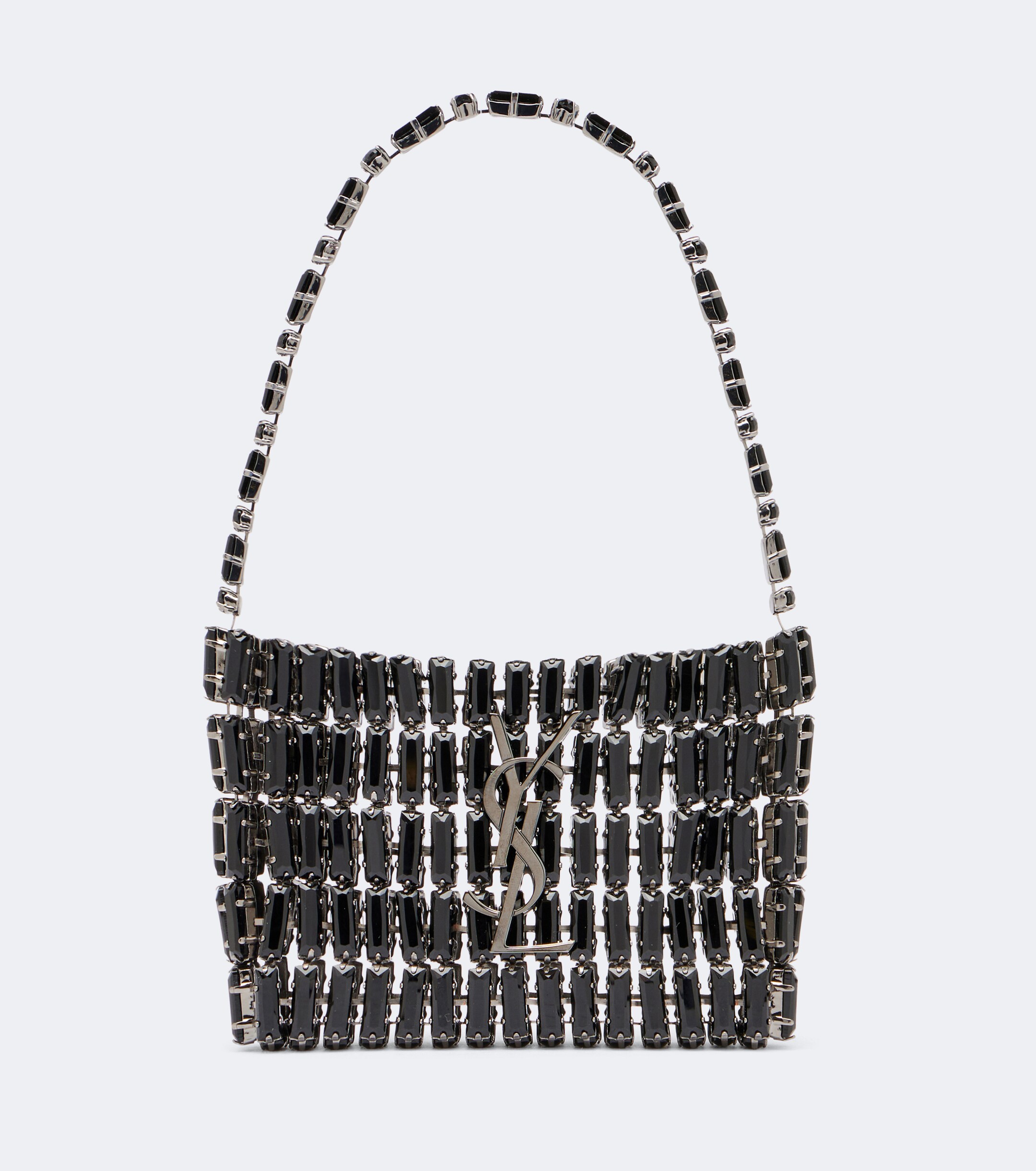 Saint Laurent Cassandre Micro embellished top-handle bag