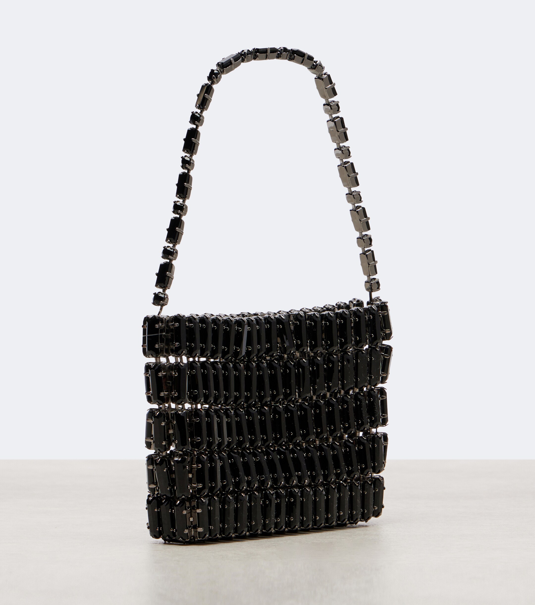 Saint Laurent Cassandre Micro embellished top-handle bag