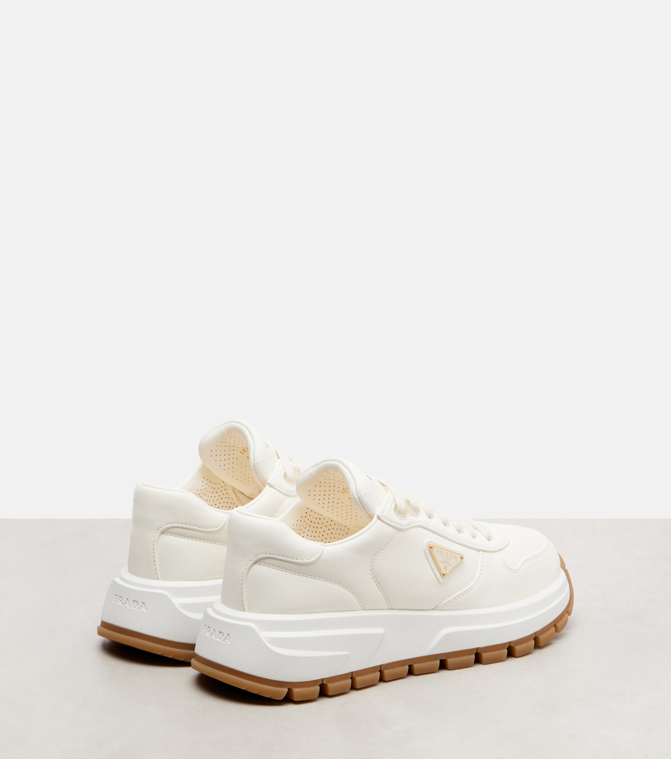 Prada - Prax 01 leather sneakers | Plush
