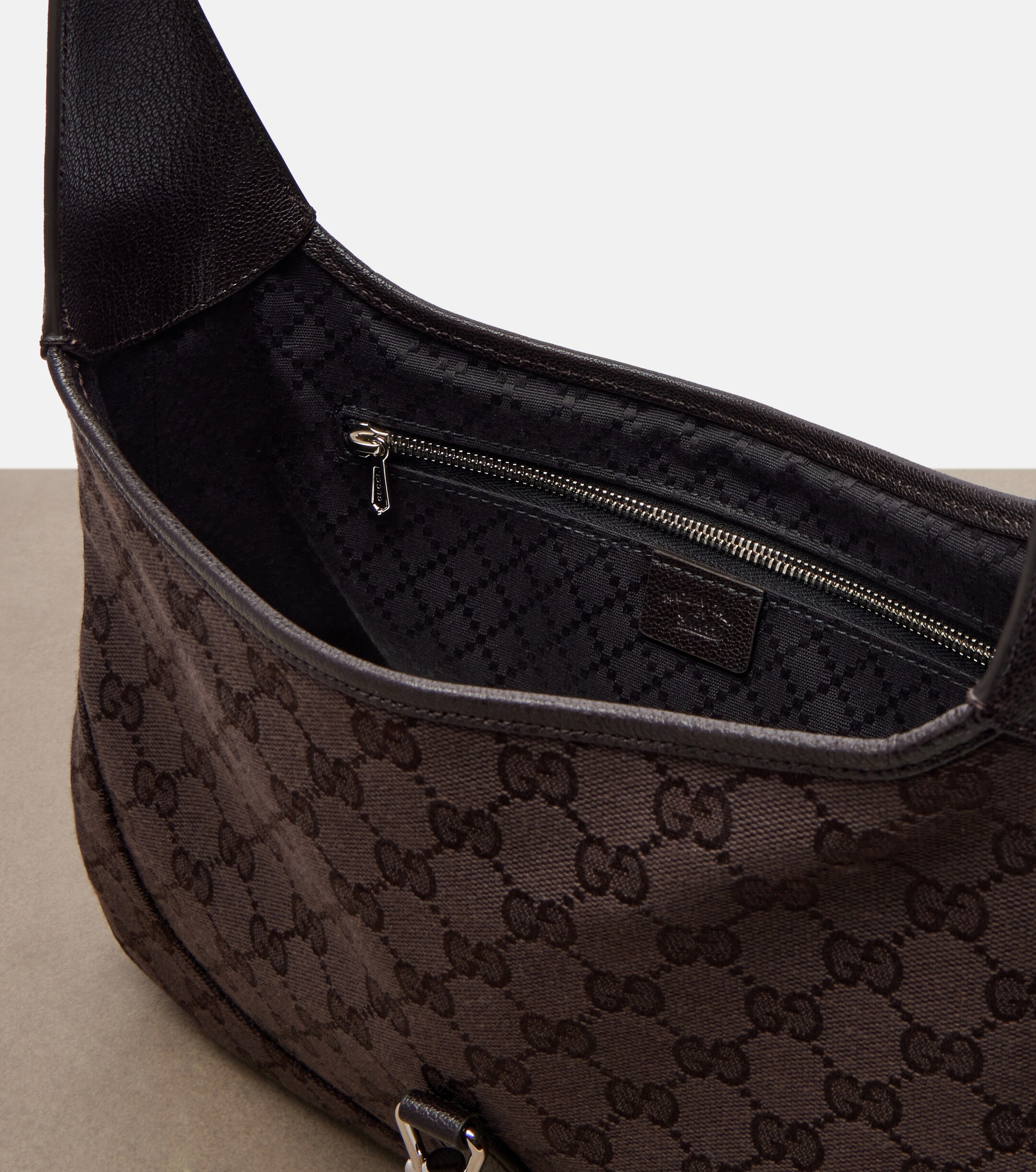 Gucci Gucci Jackie 1961 Medium canvas shoulder bag