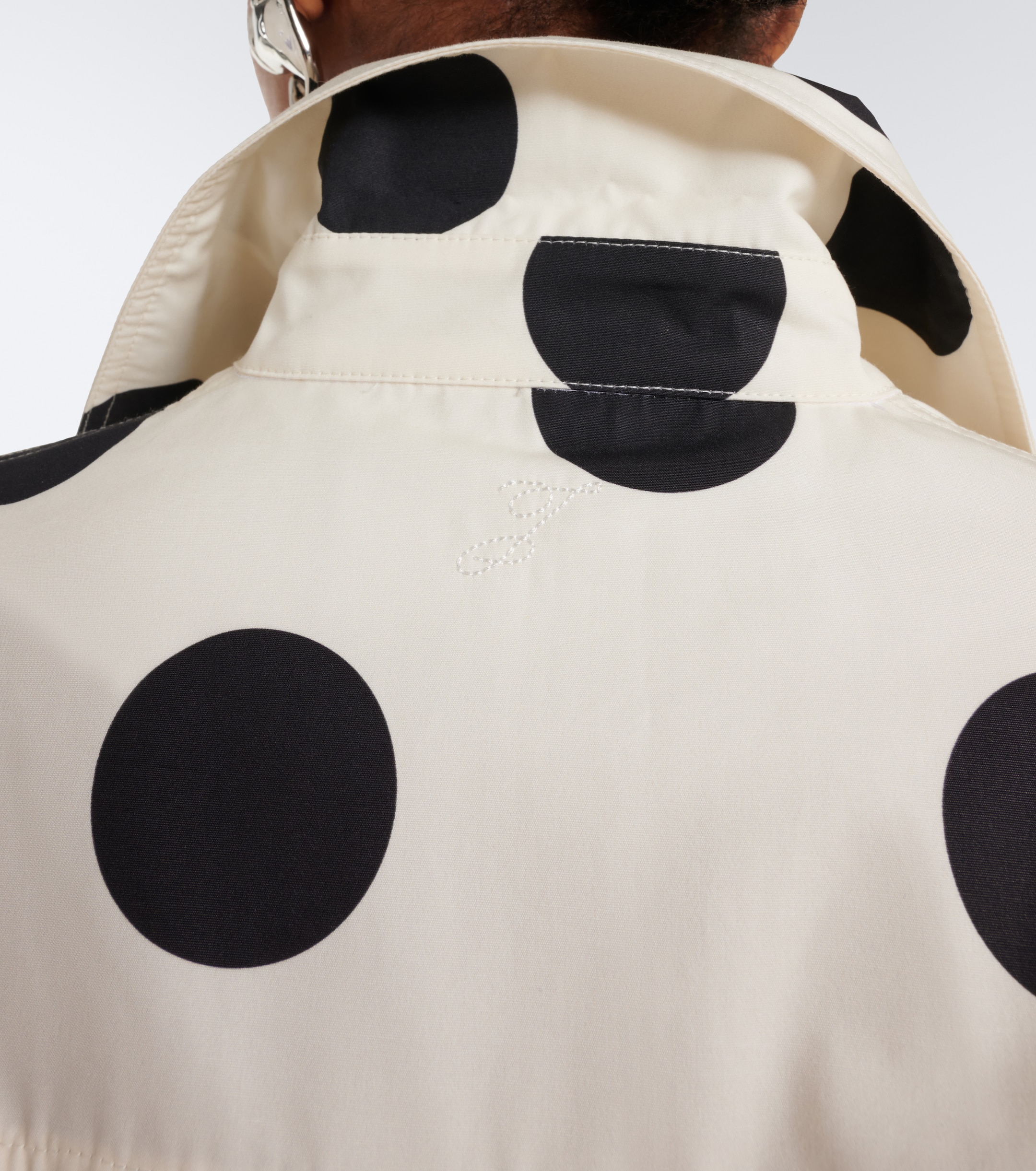 Jacquemus Jacquemus Citta polka-dot cotton shirt