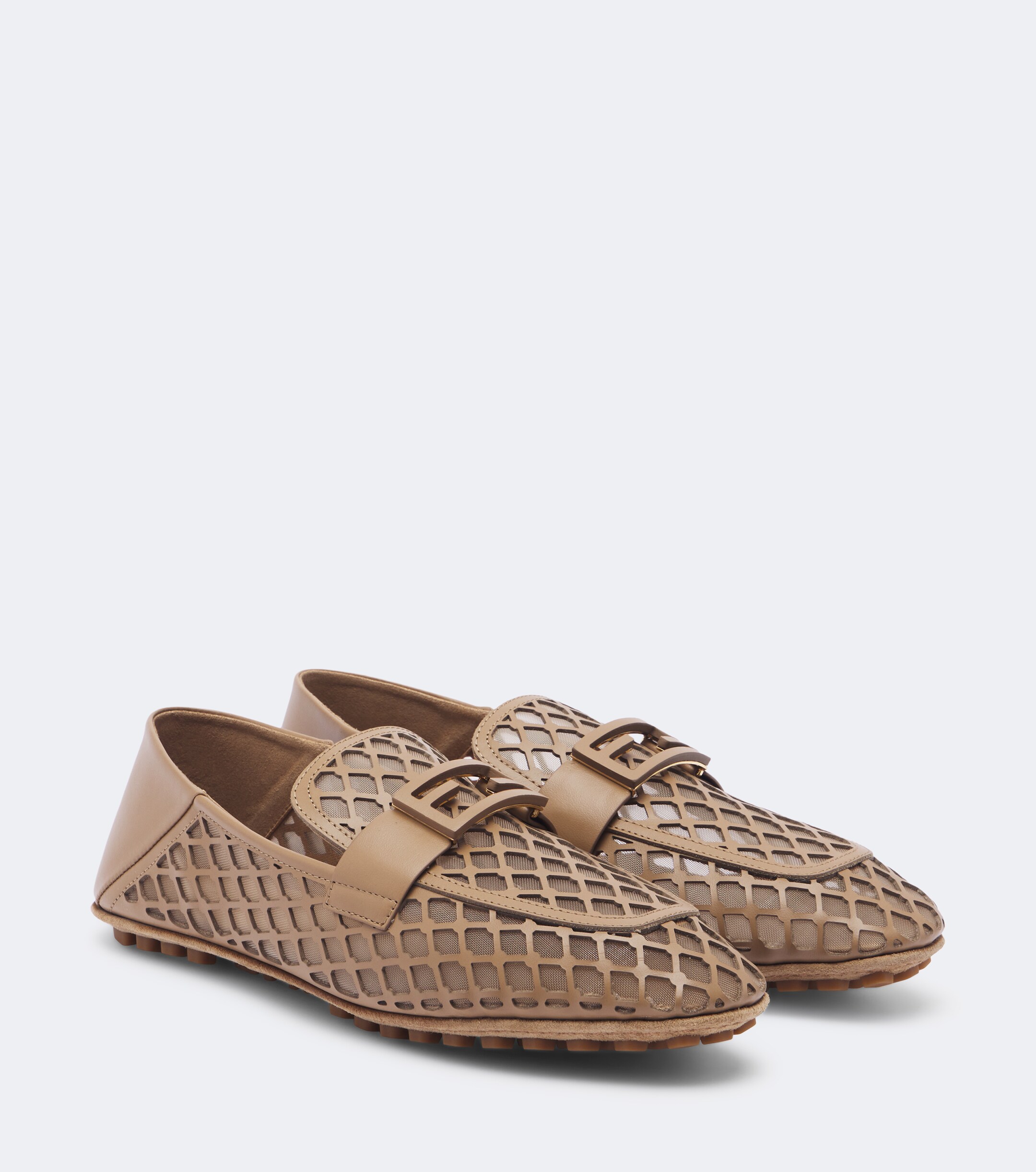 Fendi Fendi Baguette leather driving shoes