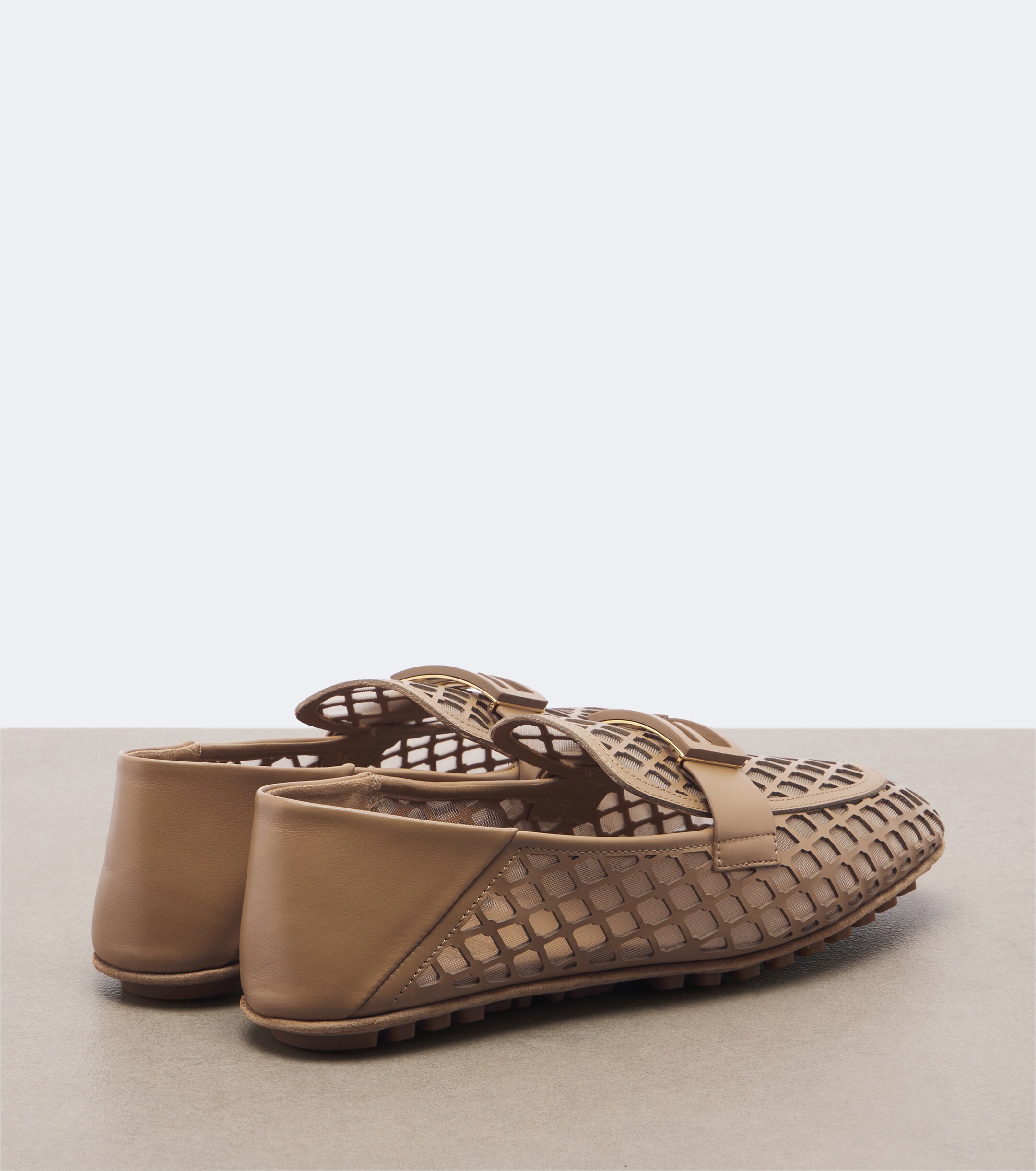 Fendi Fendi Baguette leather driving shoes