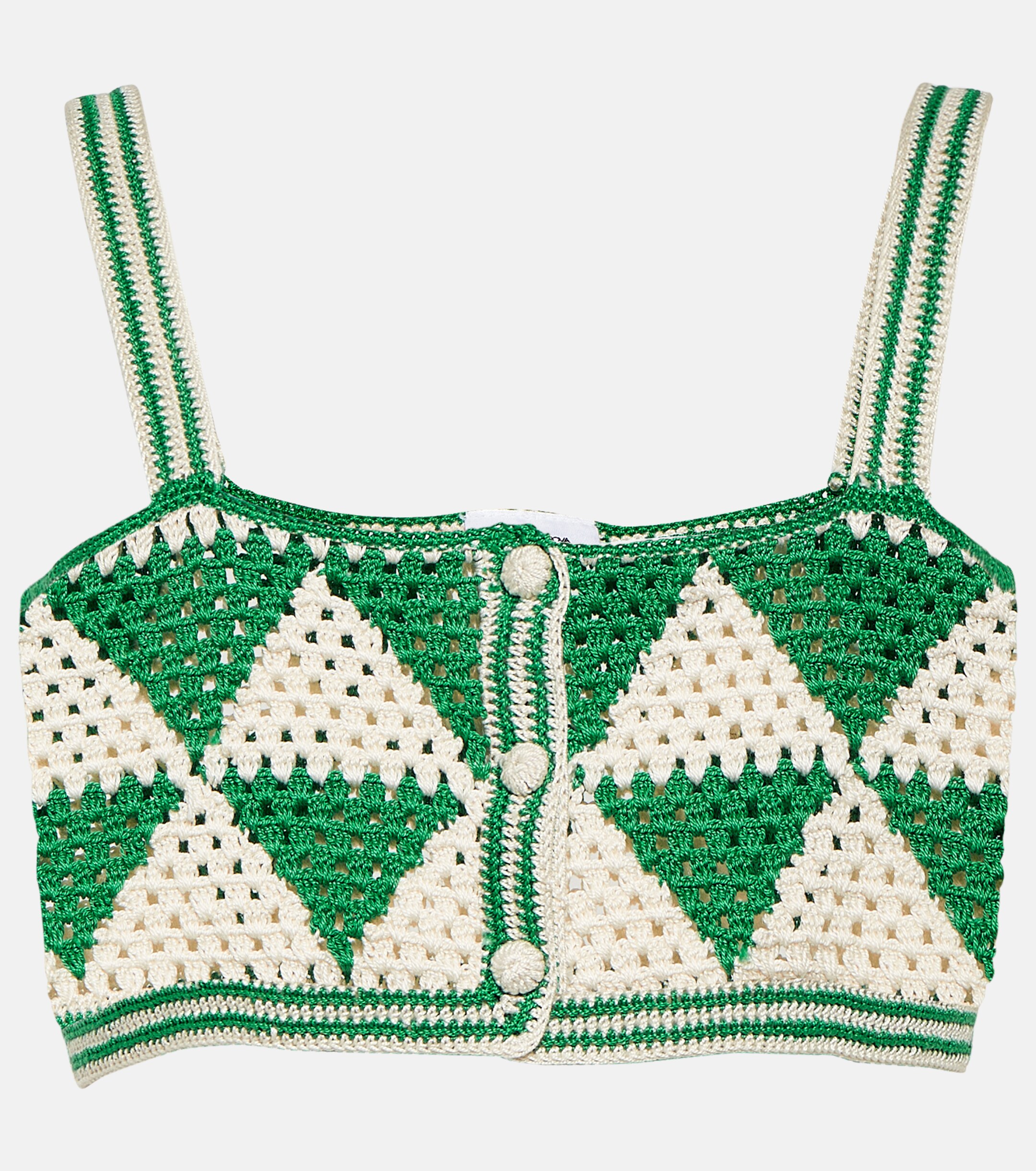 Anna Kosturova Maija crochet crop top