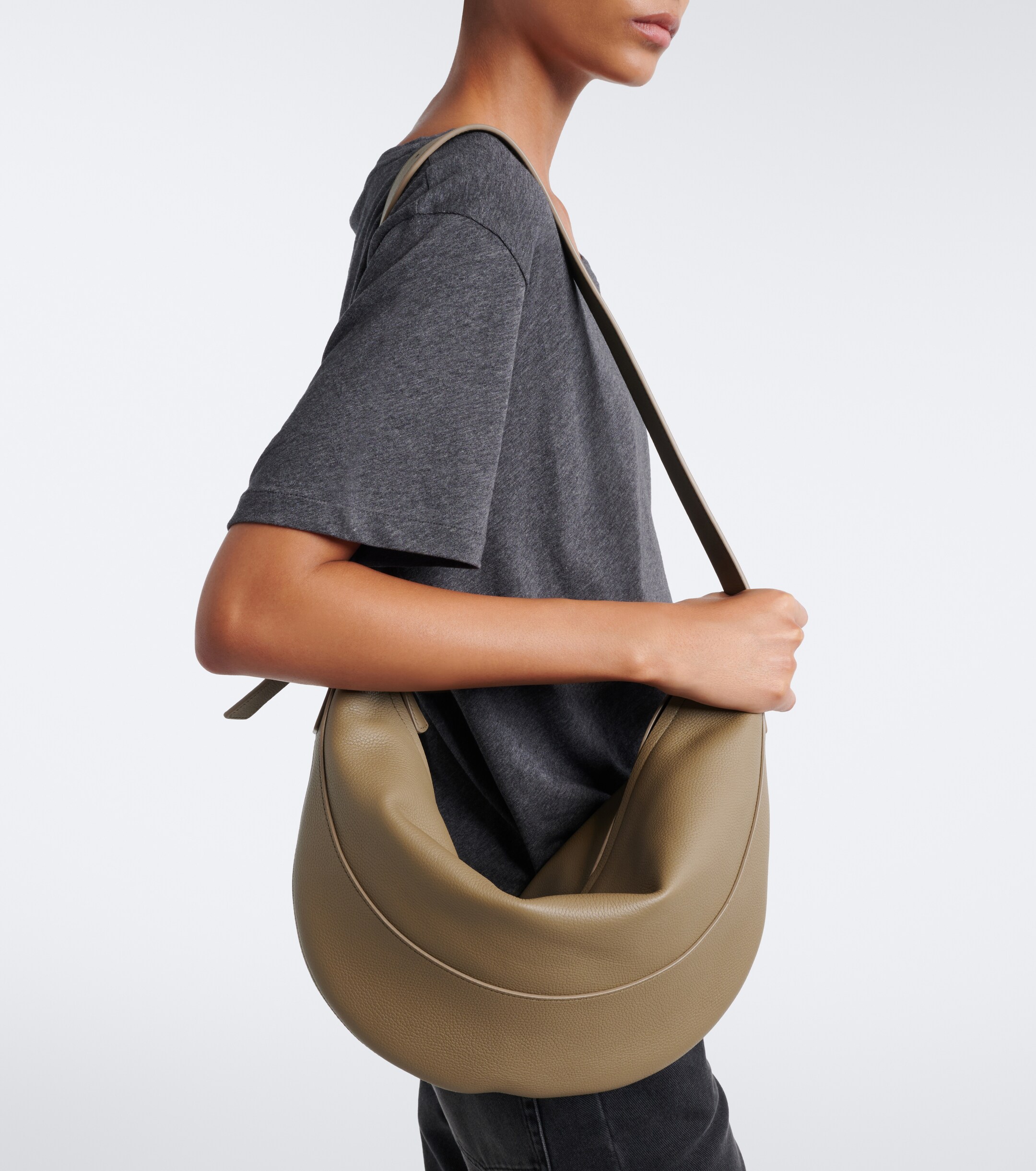 The Row Jouve Small leather shoulder bag