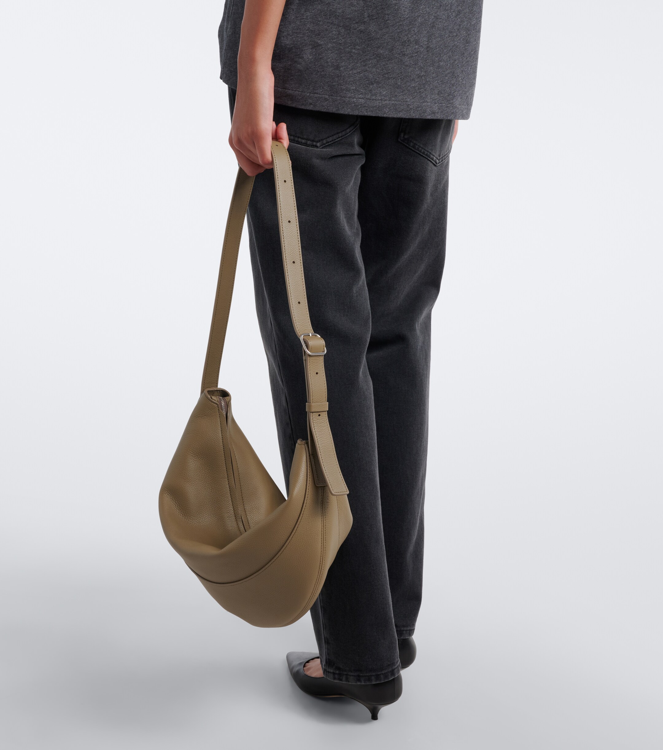 The Row Jouve Small leather shoulder bag