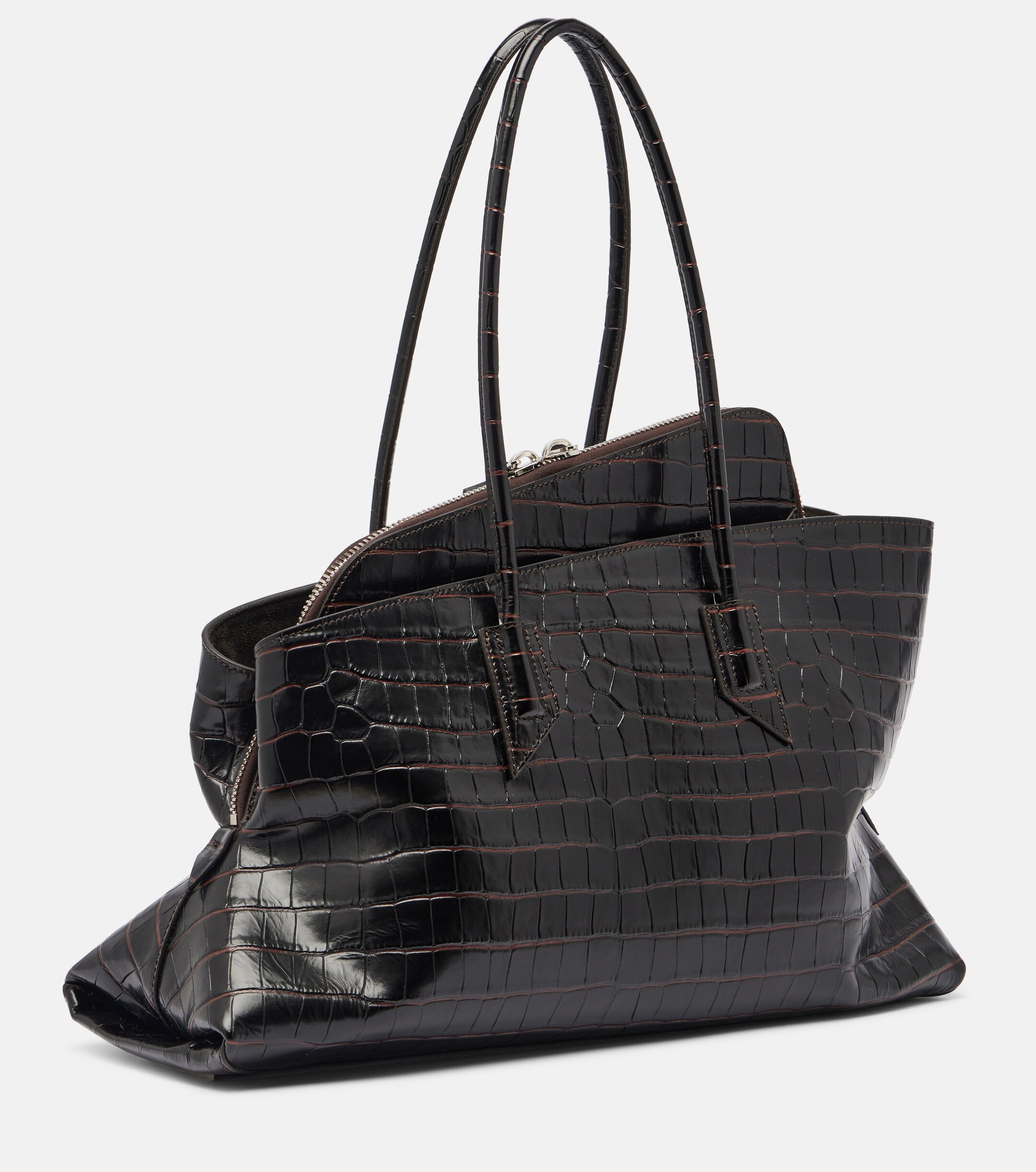 THE ATTICO La Passeggiata Medium leather tote