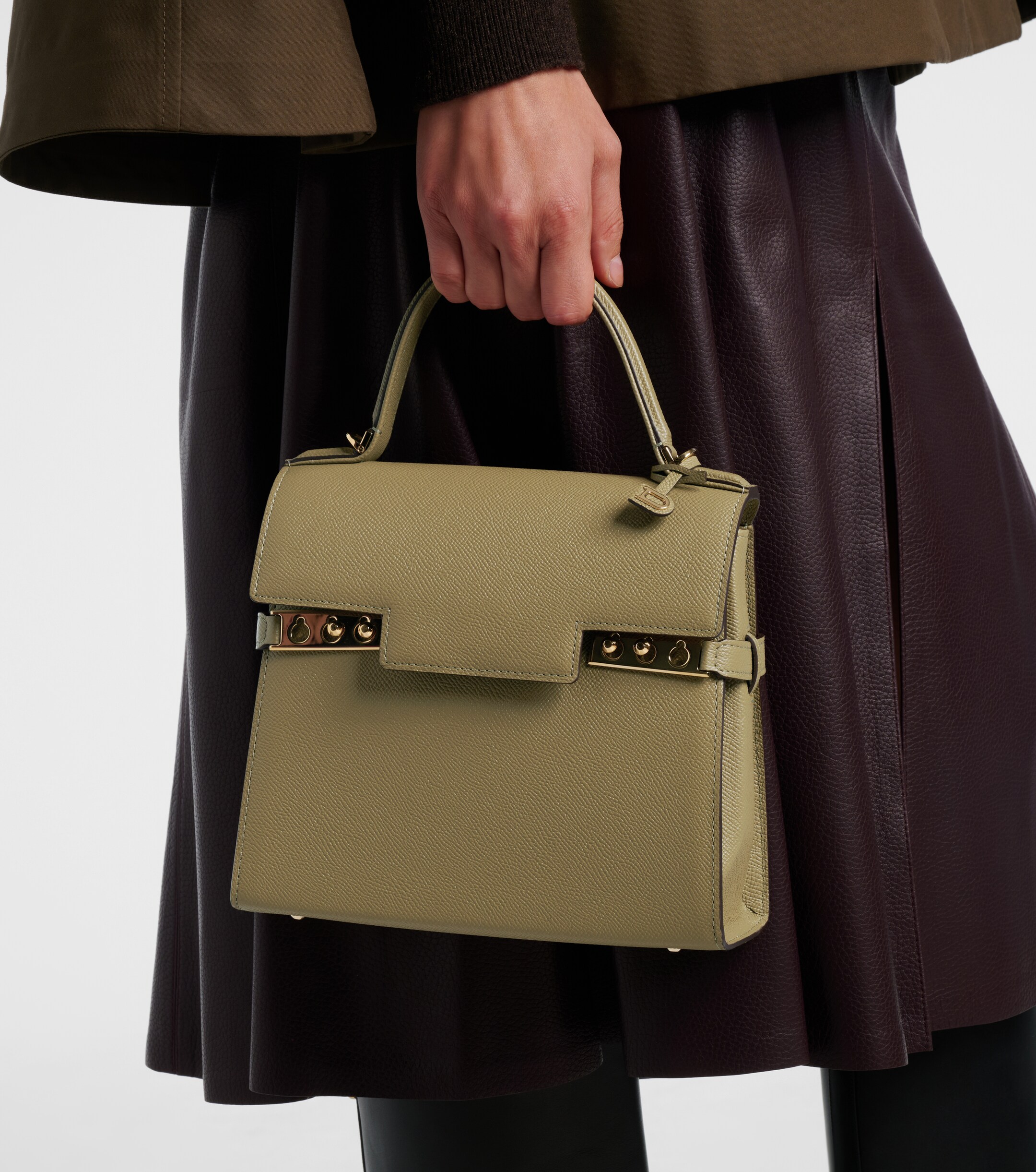Delvaux Tempête PM leather tote bag thumbnail