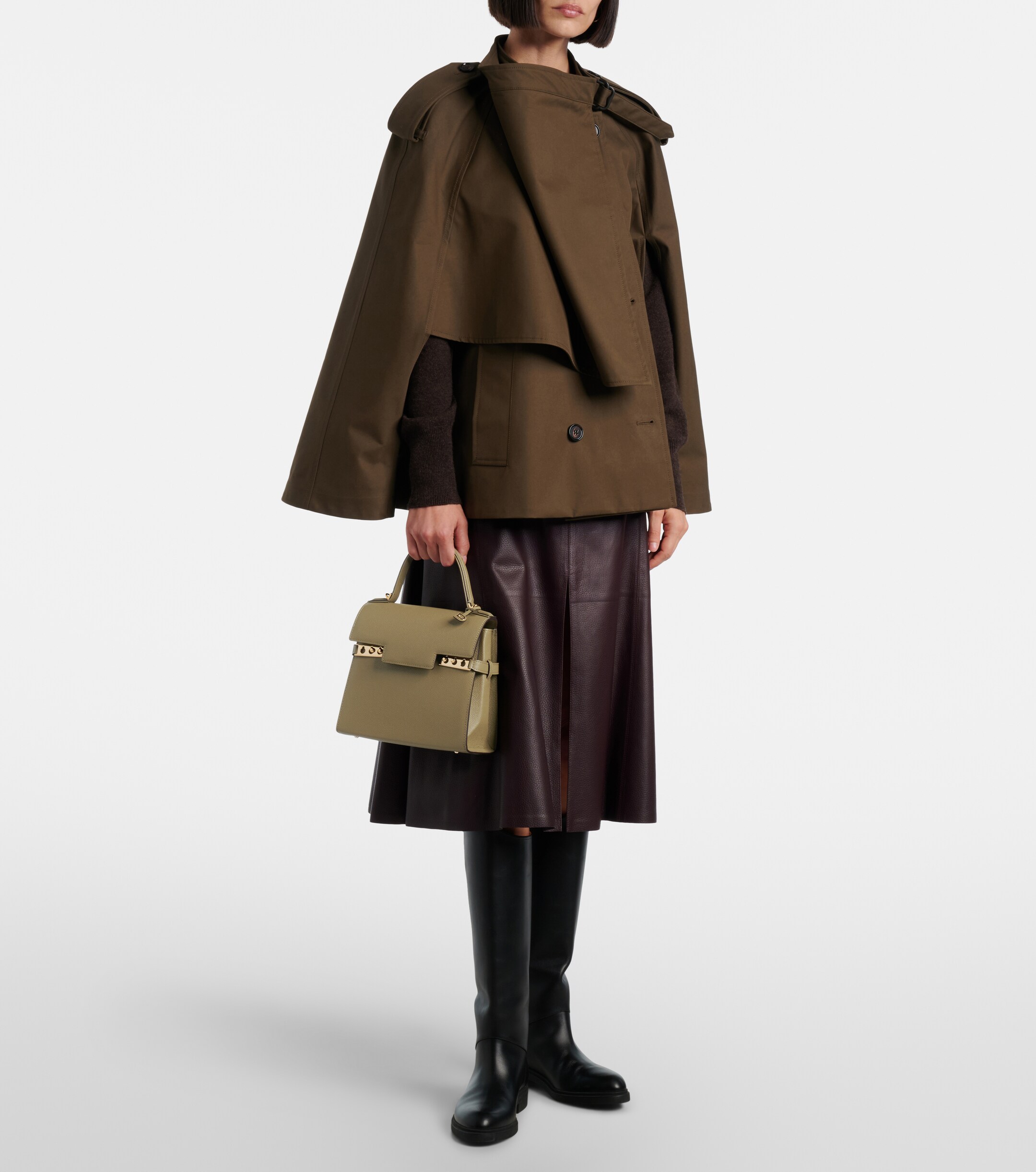 Delvaux Tempête PM leather tote bag thumbnail