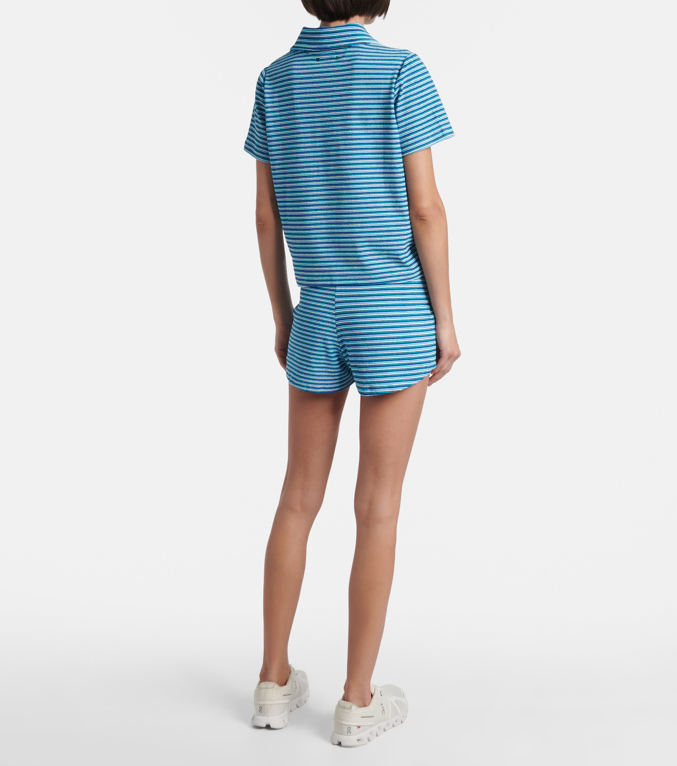 The Upside The Upside Rio Lilou striped polo shirt