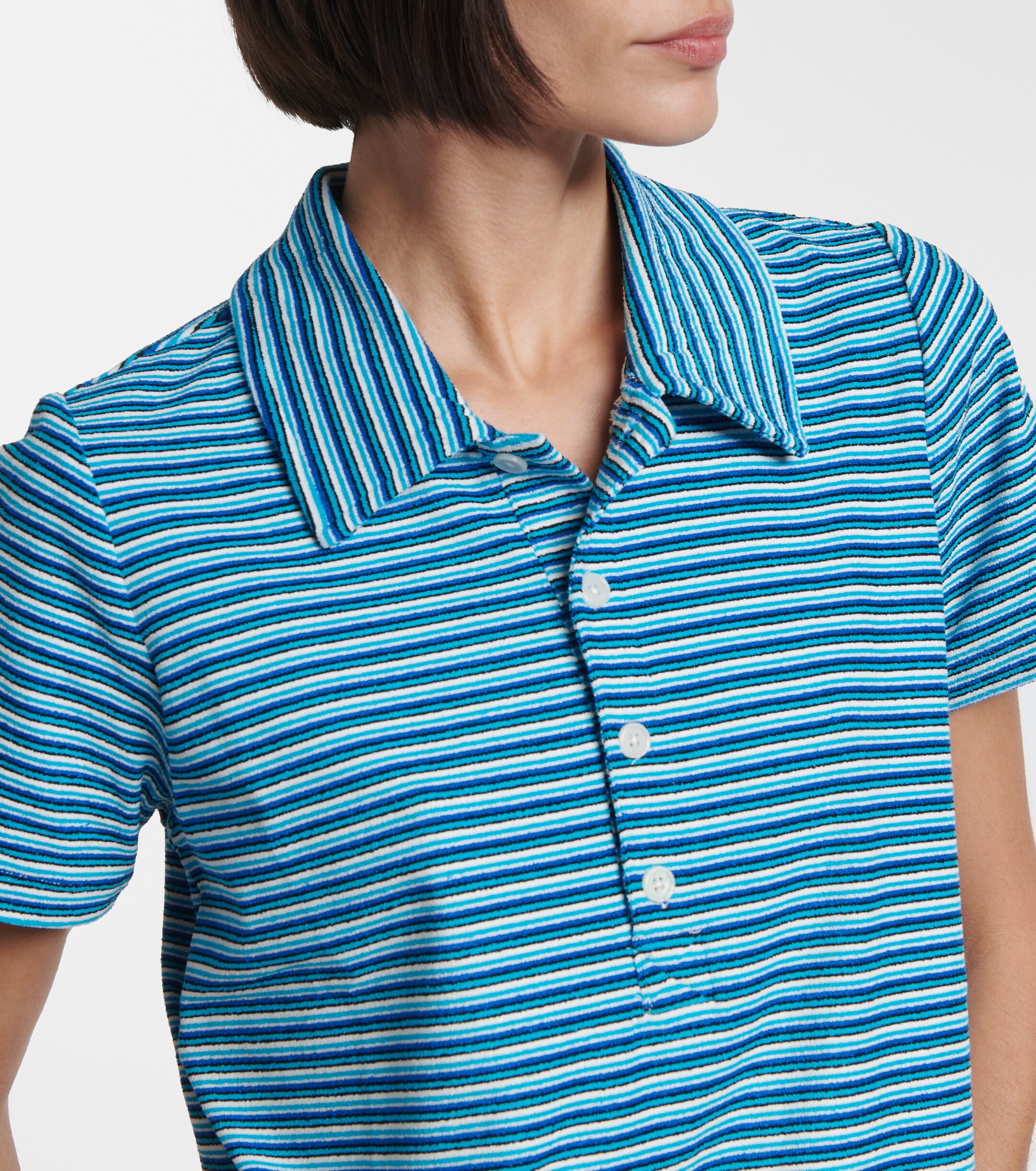 The Upside The Upside Rio Lilou striped polo shirt