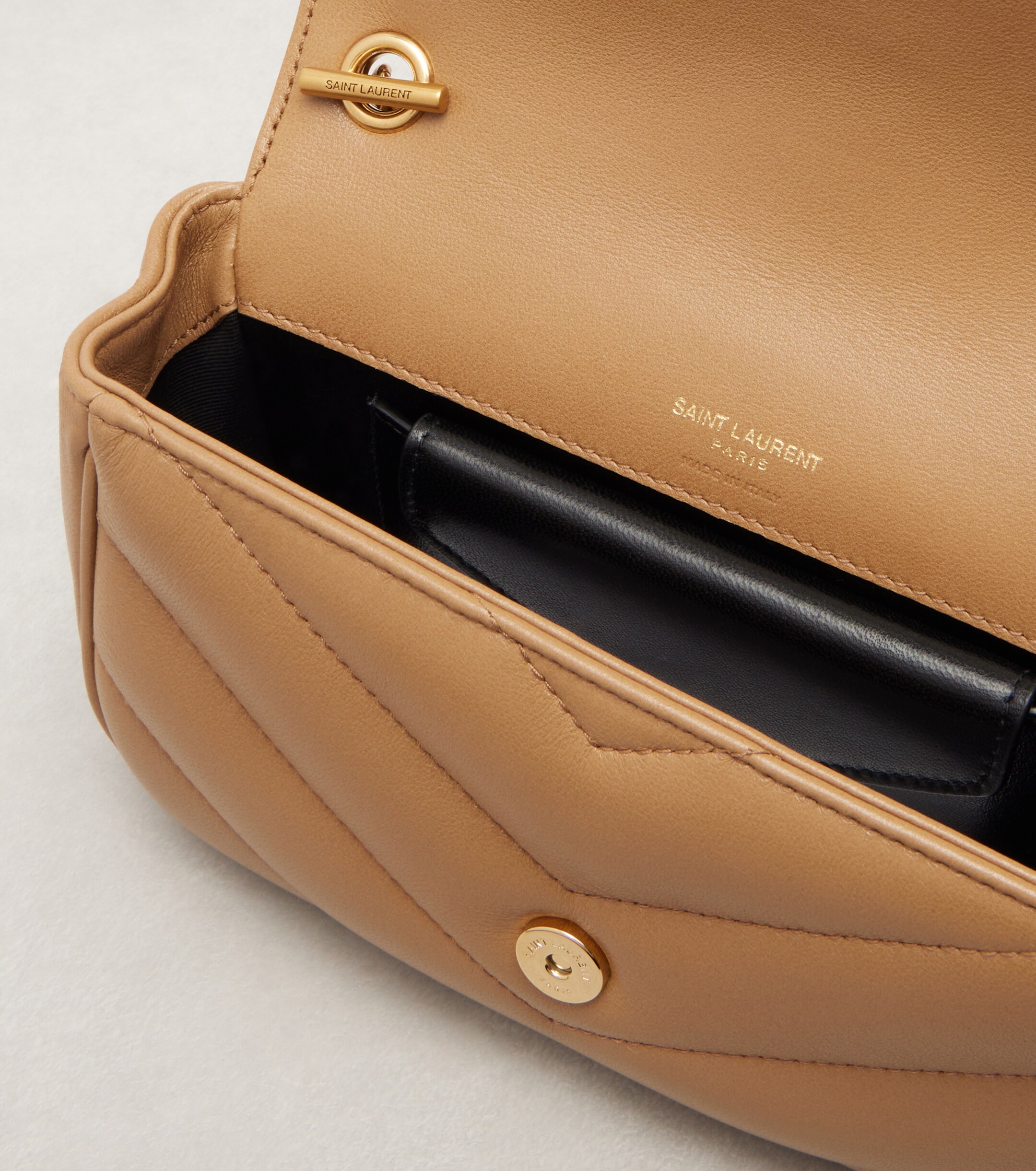 Saint Laurent Saint Laurent Loulou Mini leather crossbody bag