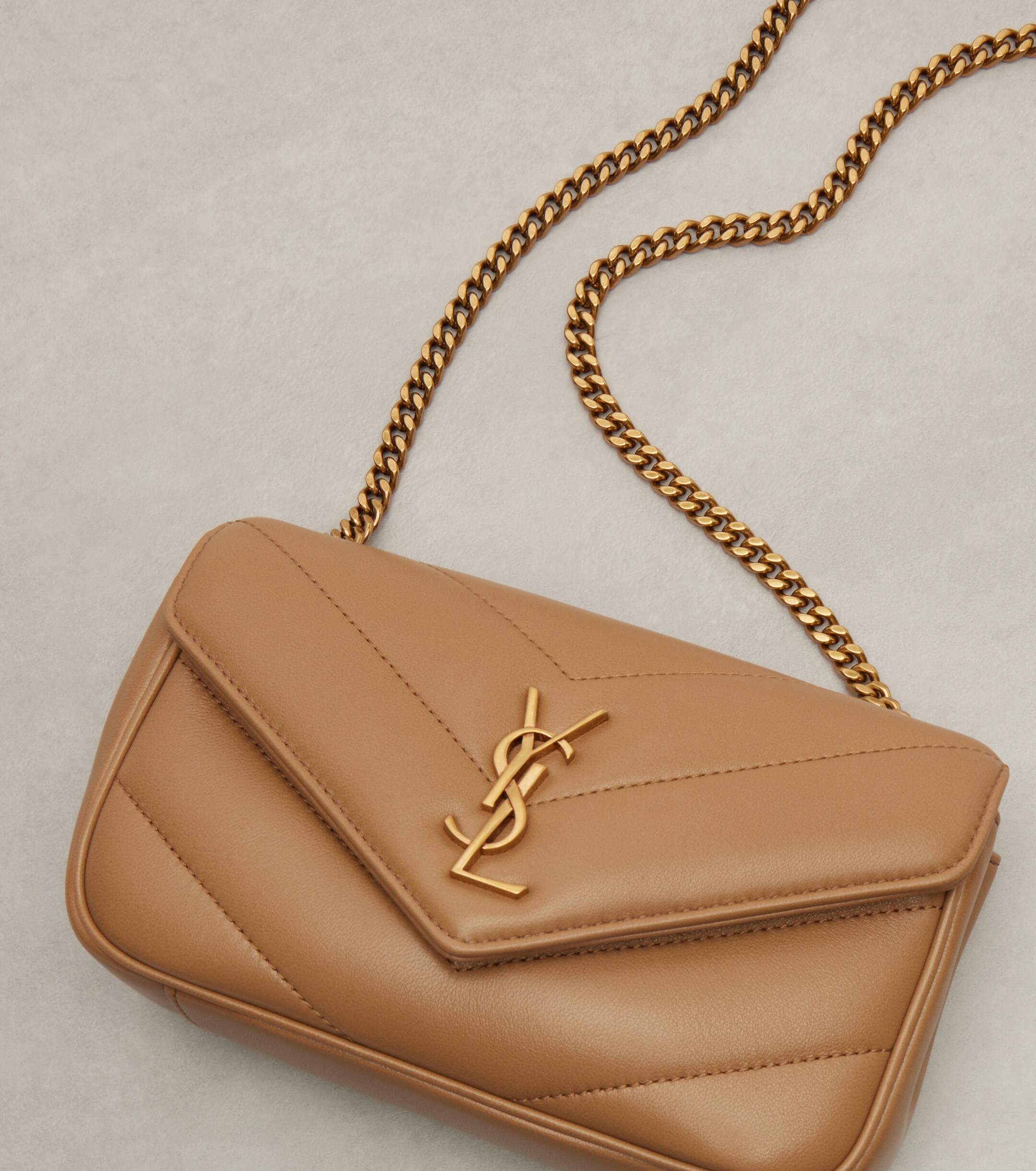 Saint Laurent Saint Laurent Loulou Mini leather crossbody bag